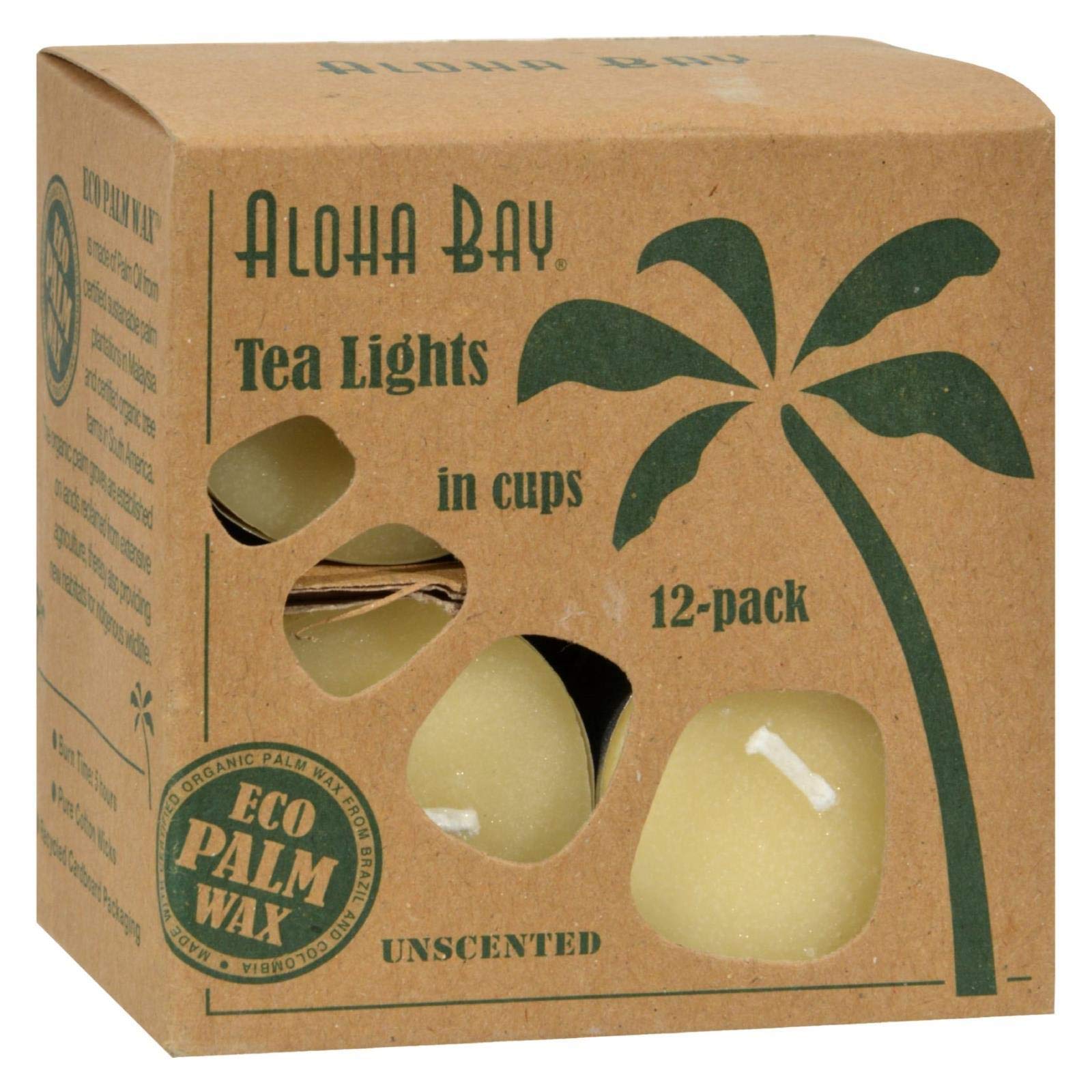 Aloha Bay Tea Light Cream 12/.7 Oz6