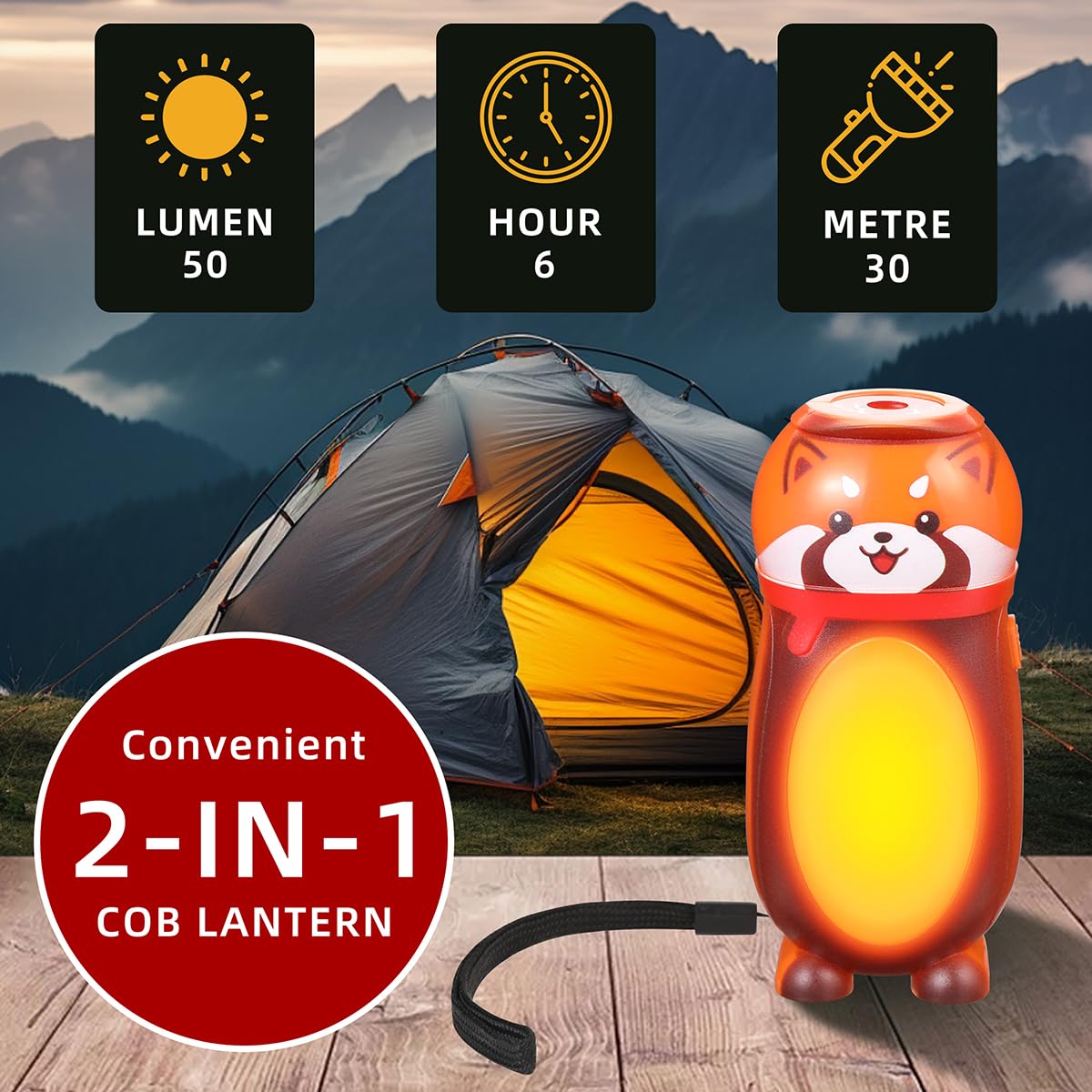 Hilngav 4 Pack Small Mini Led Flashlight For Kids - Cute Animal Flashlight - 2 In 1 Lantern Flashlight - Christmas Gifts Stockin
