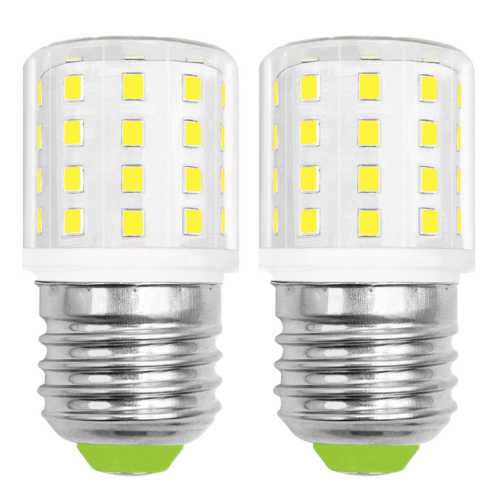 Dapshu Led Ac 100-265V 3.5W Refrigerator Kei D34L Light Bulbs Replacement Freezer Appliance Daylight White 6000K Pack Of 2