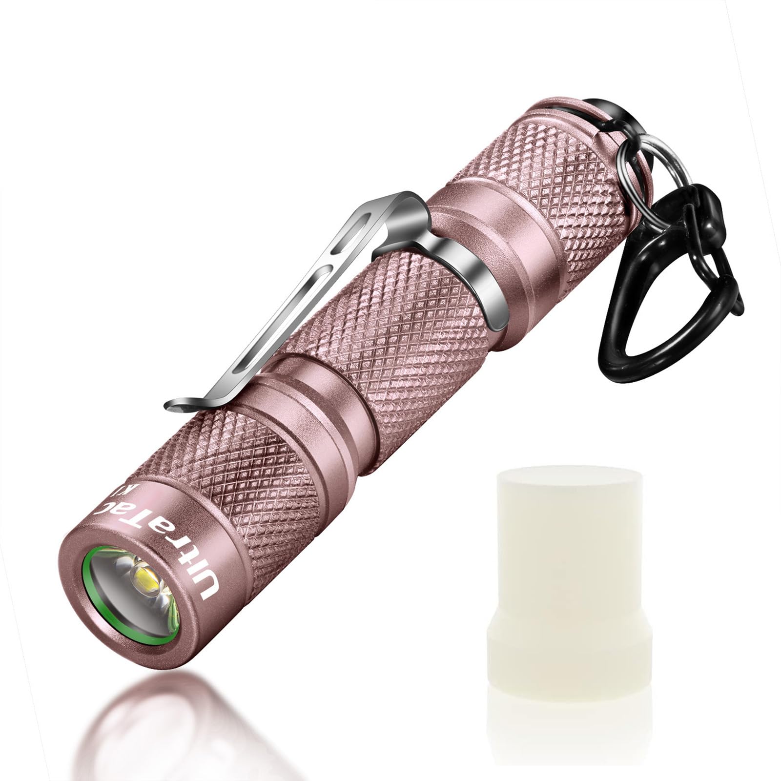 UltraTac K1 LED AAA Flashlight with Push Button, 180lm Mini Keychain Flashlights for EDC, Camping, Hiking, Outdoor and Emergency