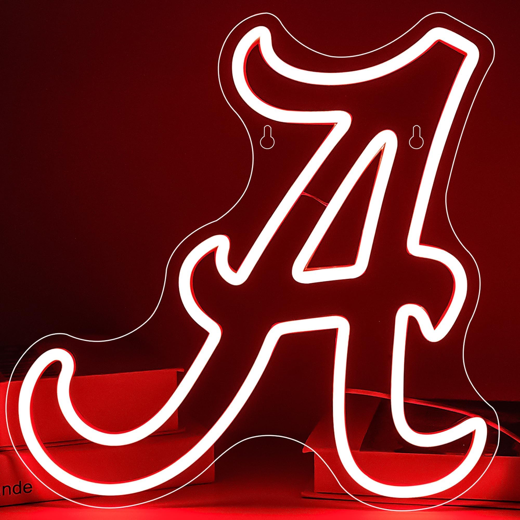 FTMGGDG University Neon Sign LED Wall Decor, Acrylic, 16.5x8.3 inches, Virginia Polytechnic-Red, Model FMXD1003
