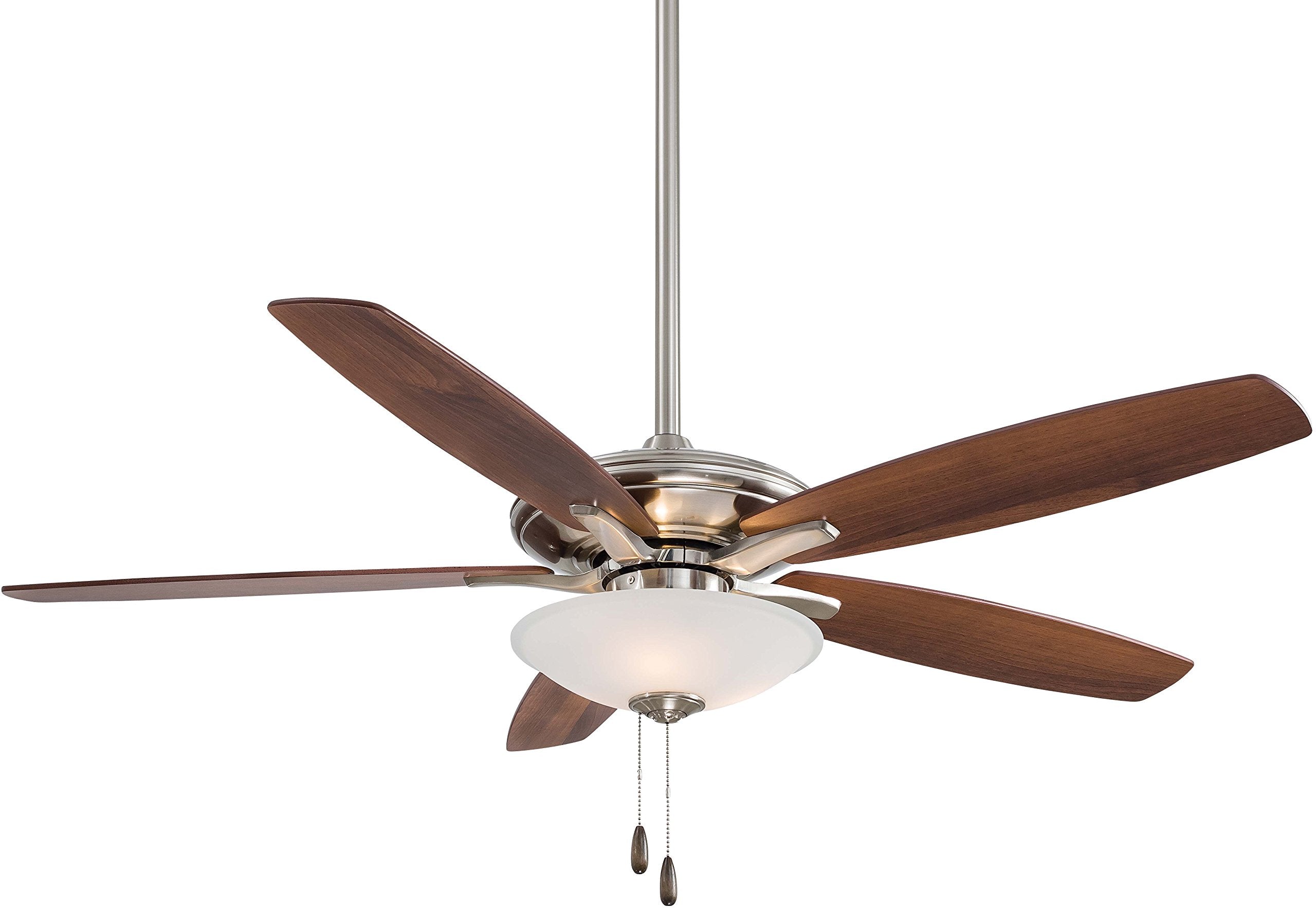 Minka-Aire F522-BN, Mojo, 52 Ceiling Fan with Light, Brushed Nickel
