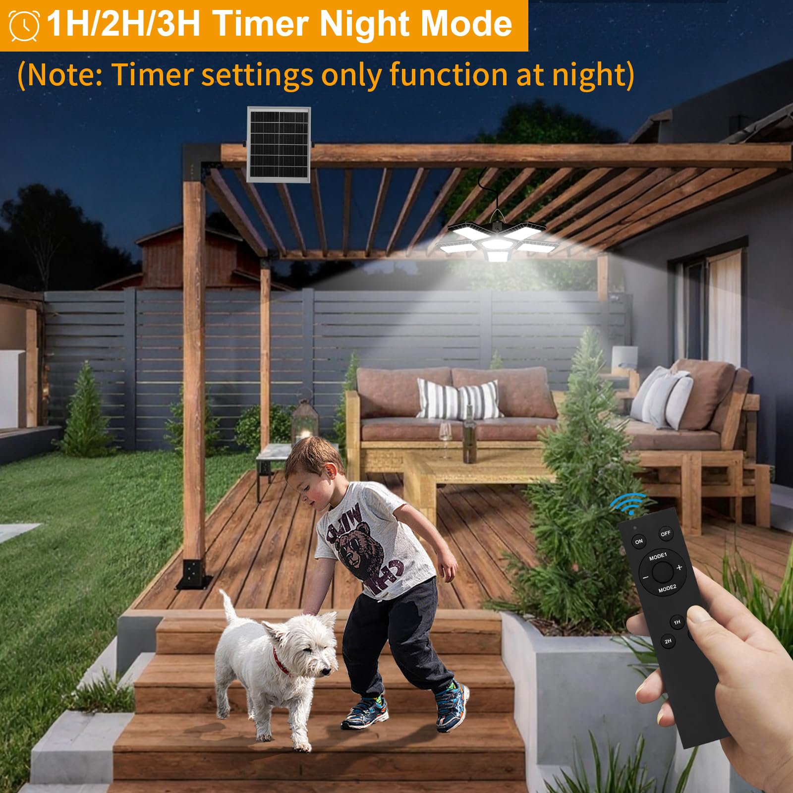 Solar Shed Light Indoor Outdoor  Upgrade Large 267Led Solar Powered Motion Sensor Pendant Light Works Day & Night  Solar Indoor Light With 2 Lighting Modes + Timer & Remote For Shed Gazebo Garage Barn