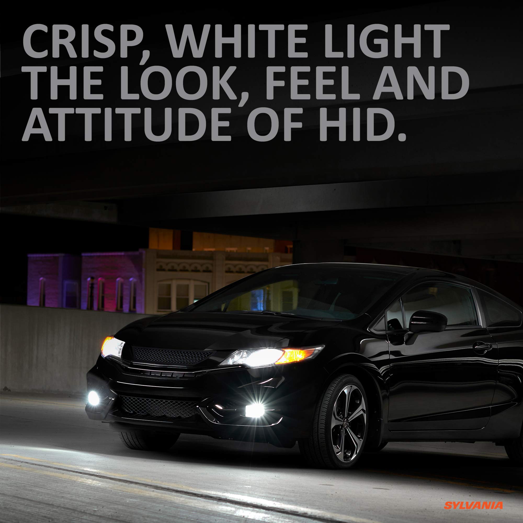 SYLVANIA H8 SilverStar zXe Fog Light Bulb - Bright White, 2-Pack, High Performance, Xenon Fueled, Model H8SZ.BB2