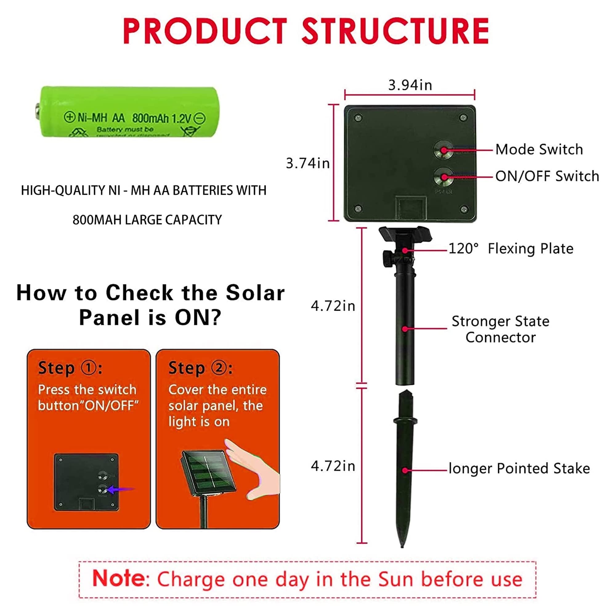 Tw Shine Warm White Solar String Lights Outdoor, Total 160 Ft 480 Led Solar Powered Waterproof Fairy Lights 8 Modes Copper Wire Lights For Christmas Party Tree Wedding Yard Decorations, 4 Pack