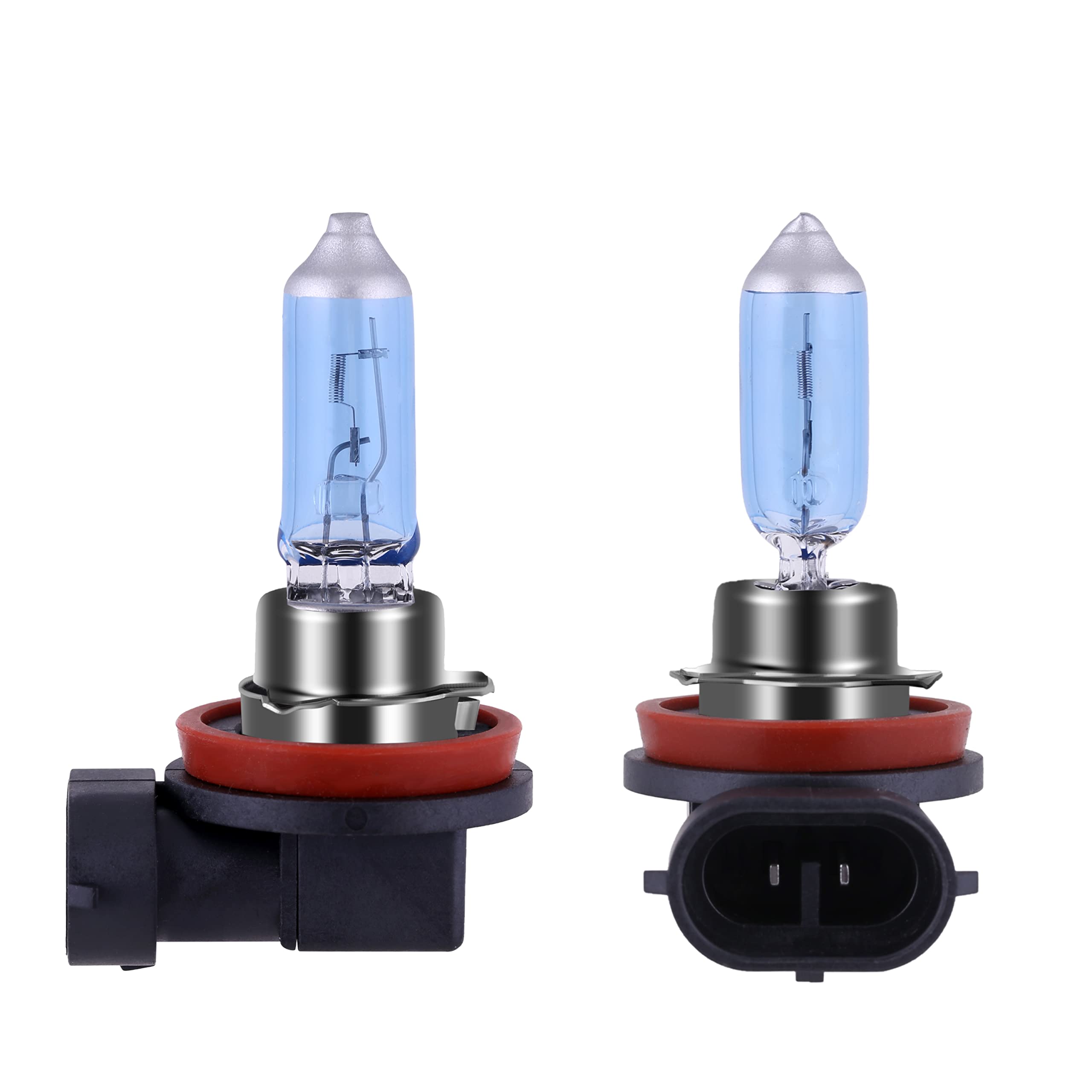NEWBROWN H8 Halogen Headlight Bulb 12V/35W Super White Light Long Life Replacement PGJI9-1 (2 Pack)