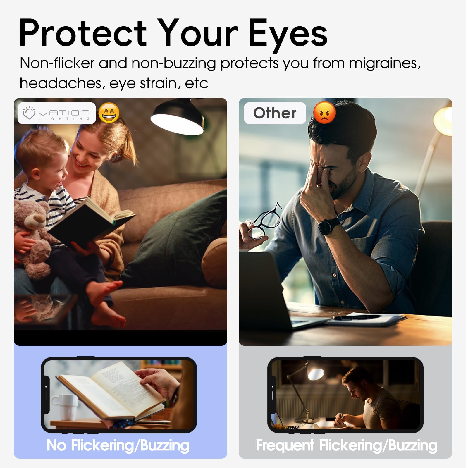 A21 23W Super Bright Led Bulb, Dimmable Led Light Bulb, 3000 High Lumen, Stable Heat Dissipation, 2,5000 Hour Lifespan, 150-200