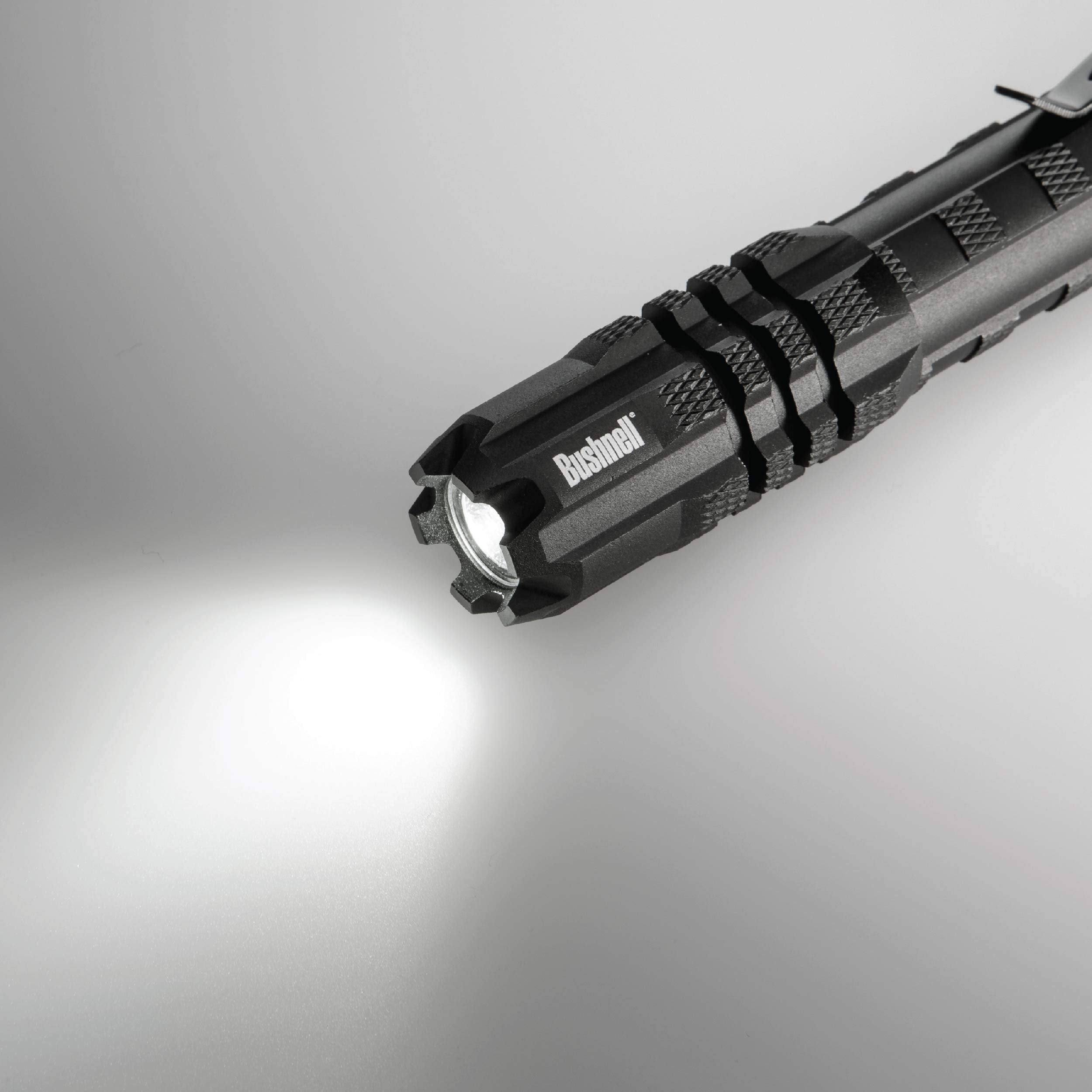 Bushnell Pro 125L Black Aluminum Flashlight - High-Performance Led For Outdoor Use