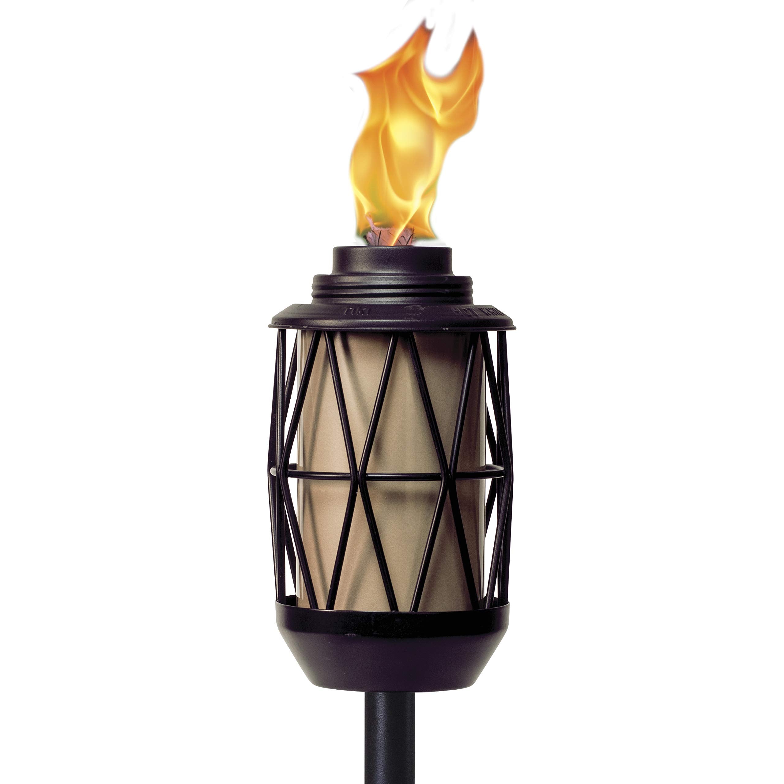 TIKI BiteFighter Metal Torch, 64.25 Inch, Modern Bronze and Black, Model 1119088