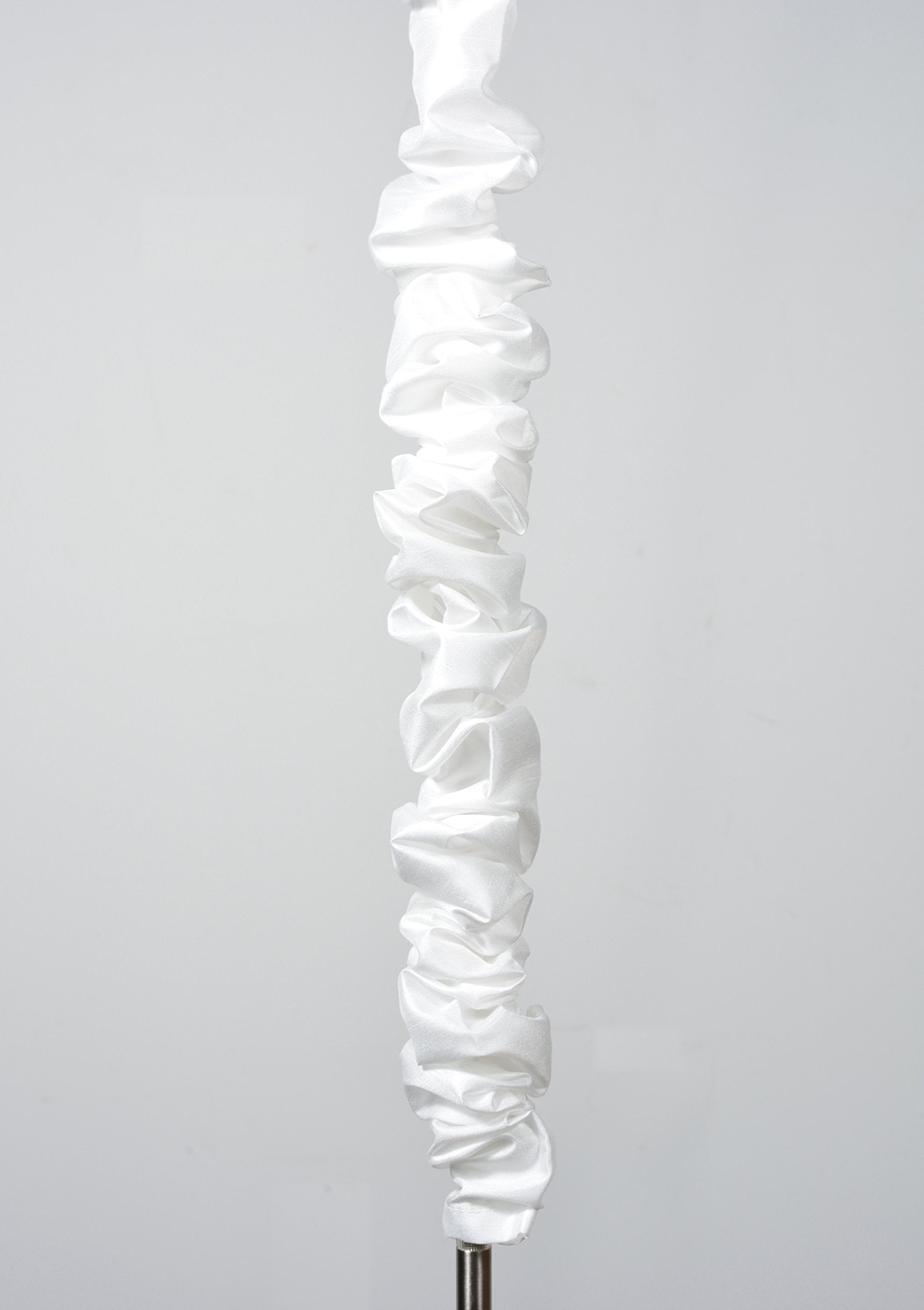 Urbanest 9-Foot Chandelier Chain Cord Cover, Off White Faux Silk