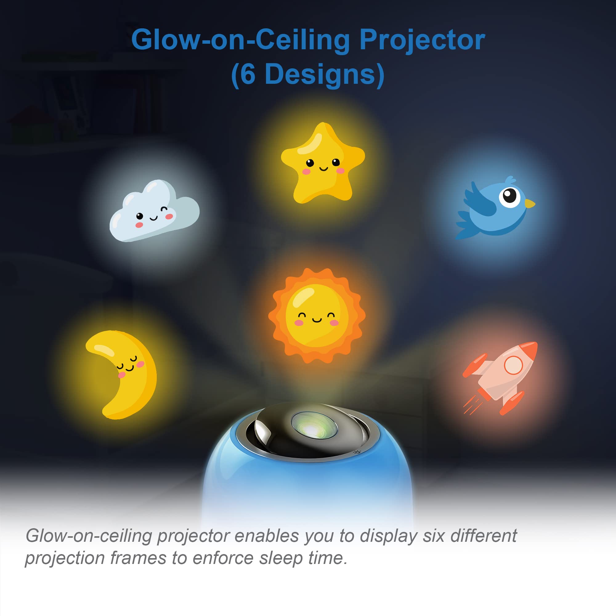 VTech BC8313 V-Hush Soothing Sleep Trainer with 200+ Stories/Songs/Sounds & Sleep Program. Portable Bluetooth HD Speaker, Multi-