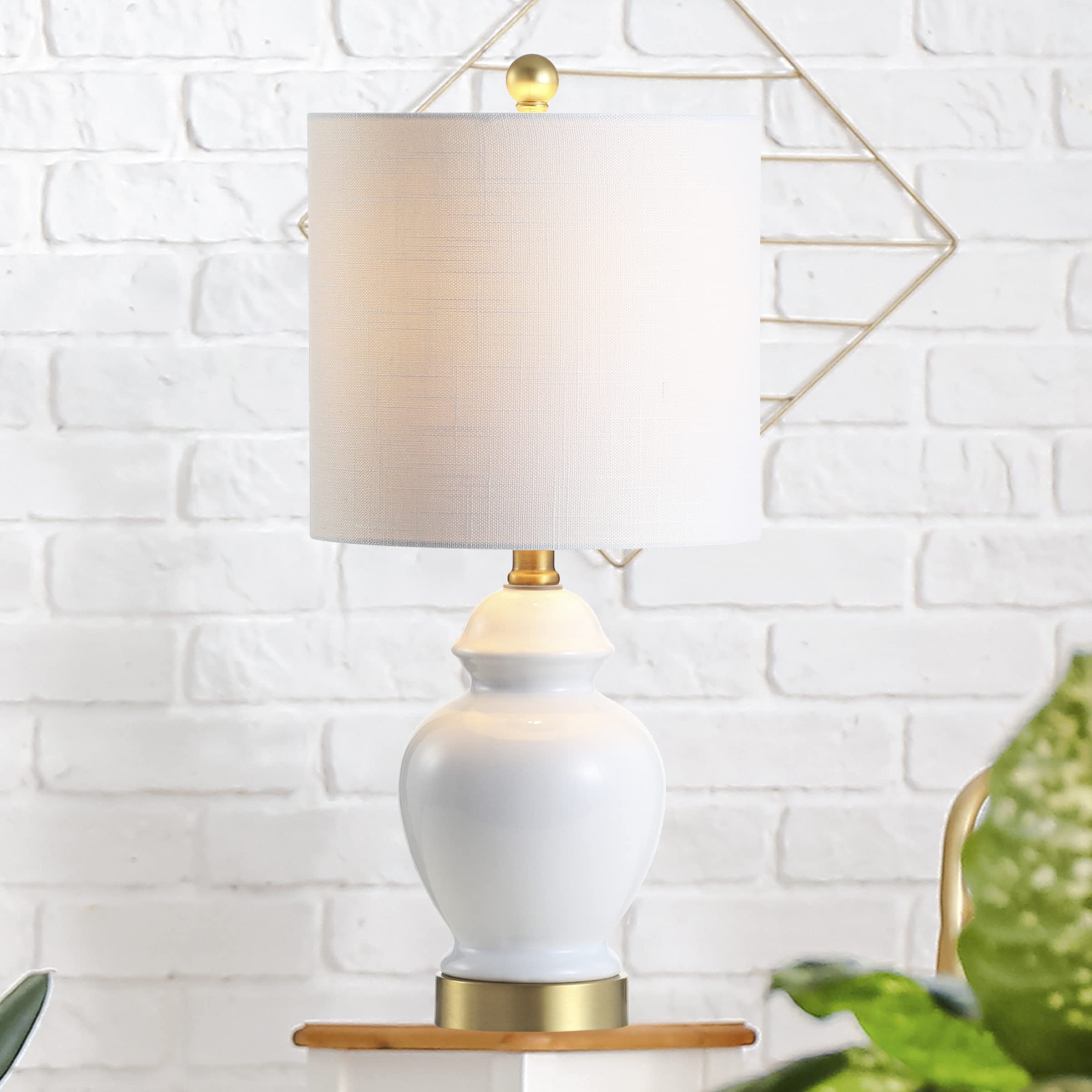 Jonathan Y Jyl1035A Perry 20'' Ceramic/Metal Led Table Lamp French Country Classic Bedside Desk Nightstand Lamp For Bedroom Livi