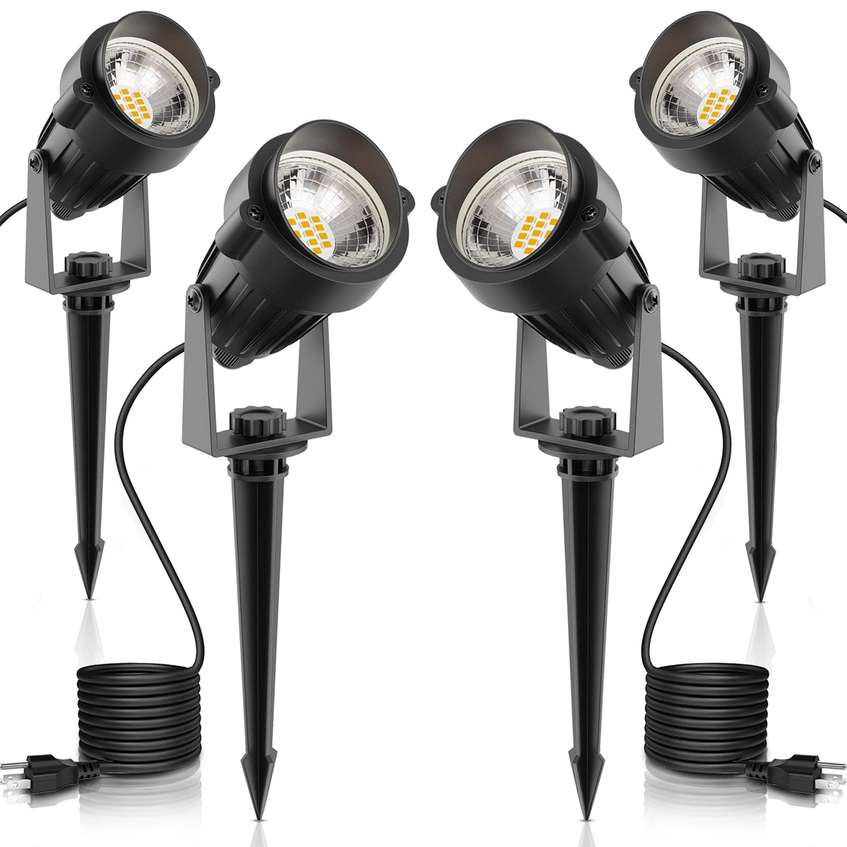 L LOHAS LED Landscape Lighting Outdoor, Spotlights for Yard Pathway Ga ...