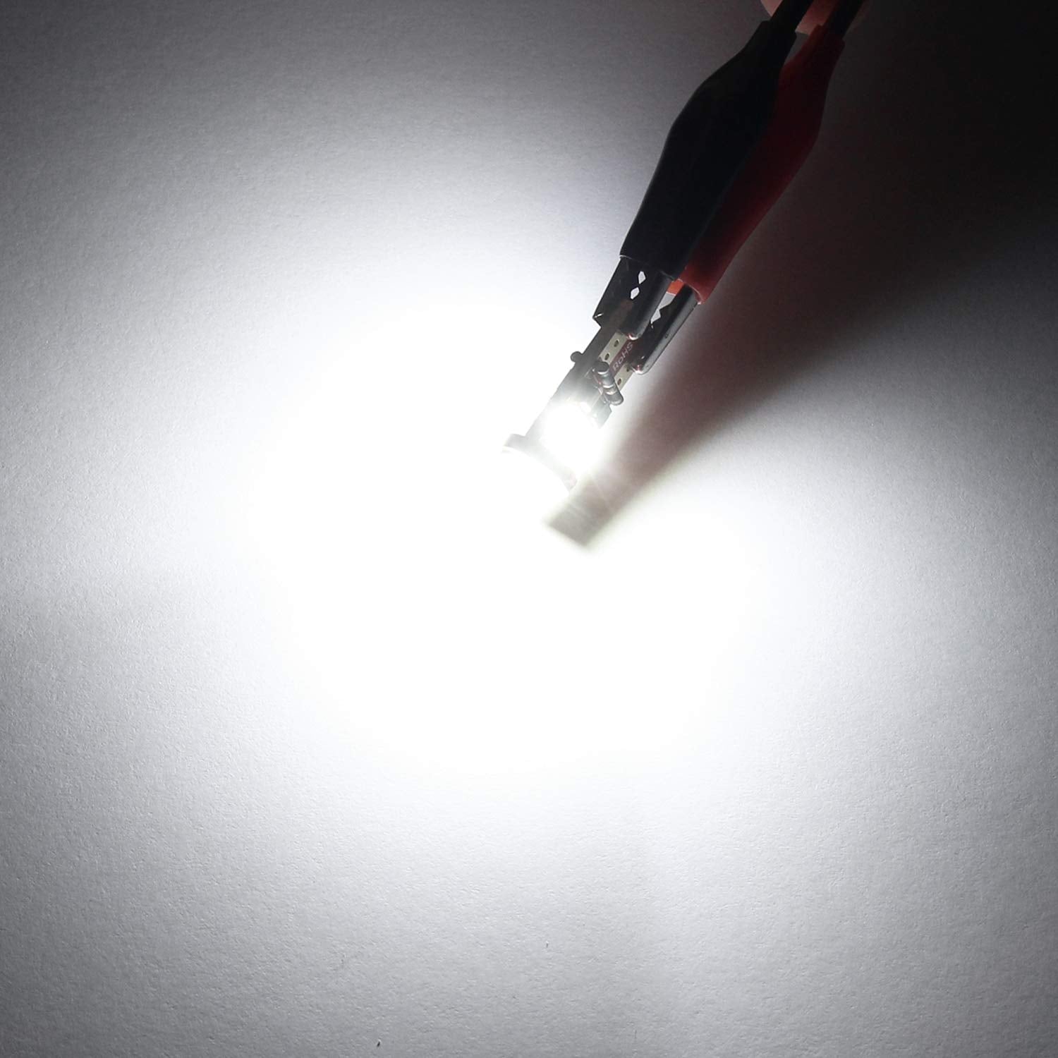 Phinlion 500 Lumens 194 Led Bulbs 6000K White Super Bright Miniature 168 2825 W5W T10 Wedge Led Replacement For Car Interior Dome Map Courtesy Truck Glove Box License Plate Lights, Pack Of 6