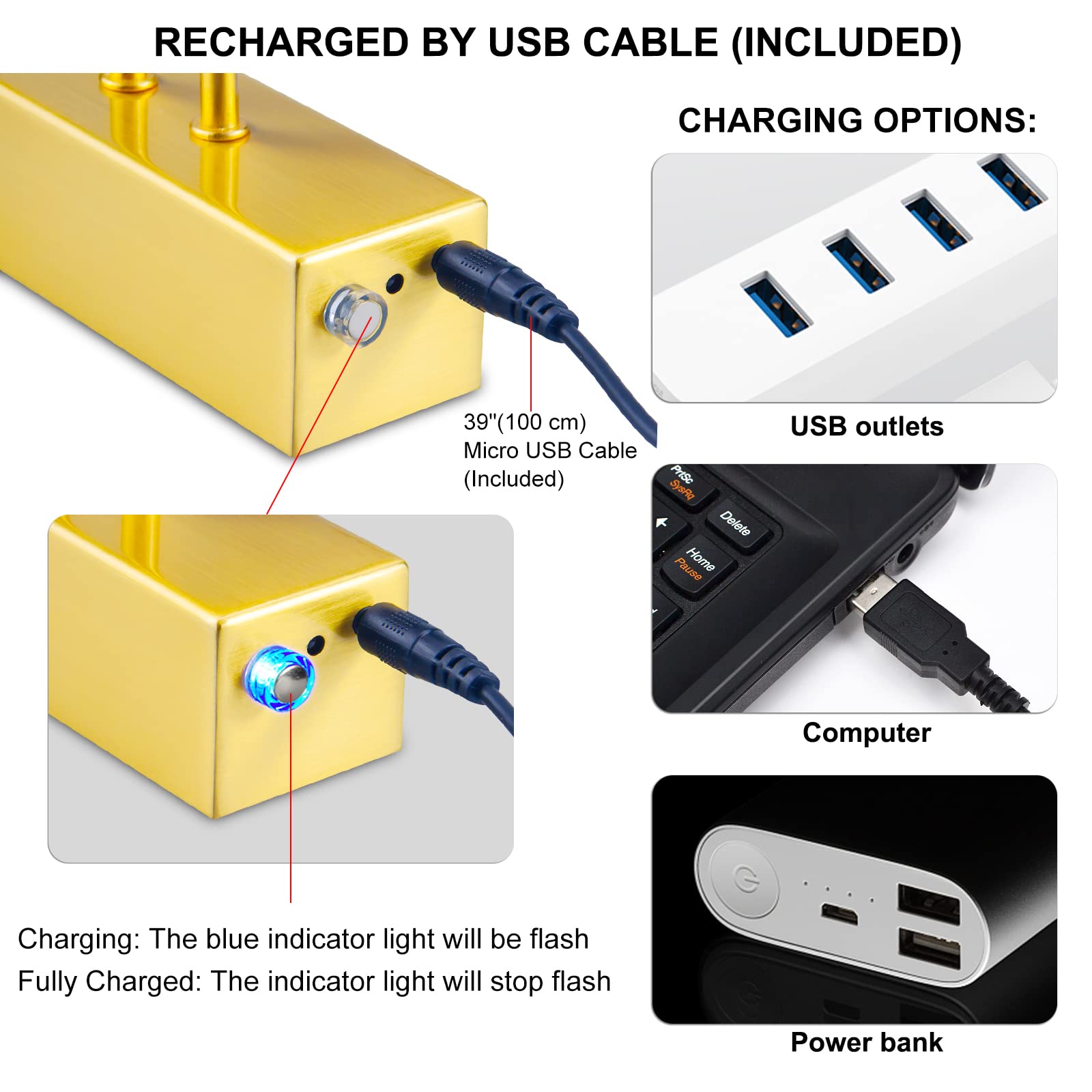 Raifoolly Picture Light,2 Colors Art Lights For Paintings,20&quot; Battery Operated Wall Light,Remote Control Accent Light With Timer And Dimmable For Frame,Portrait,Dartboard-Brass
