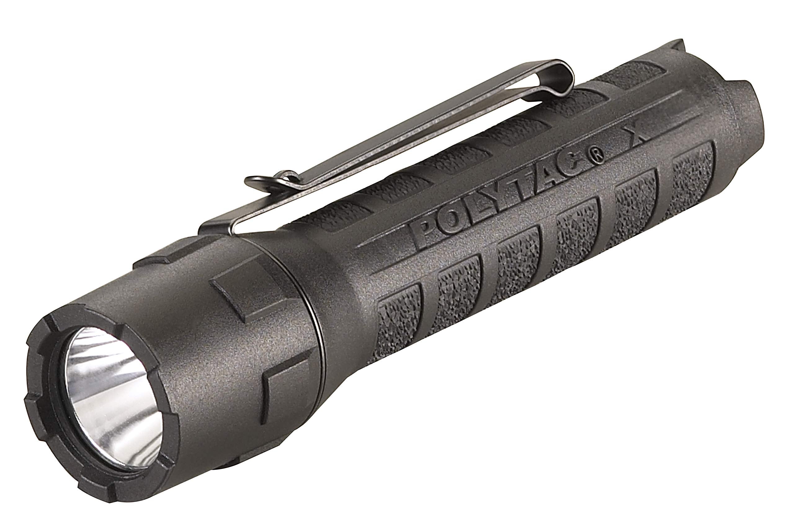 Streamlight 88610 Polytac X Usb 600-Lumen Multi-Fuel Professional Tactical Flashlight, Clear Retail Packaging, Black