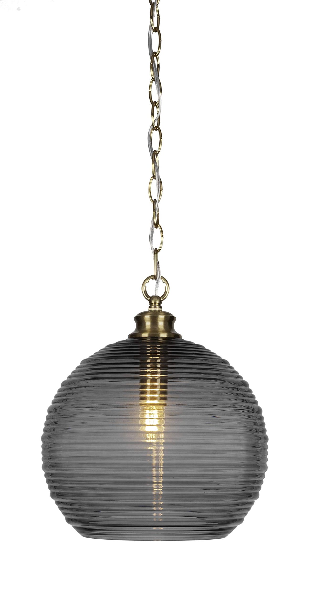 Malena 1 Light Pendant in New Age Brass (91-NAB-5132)