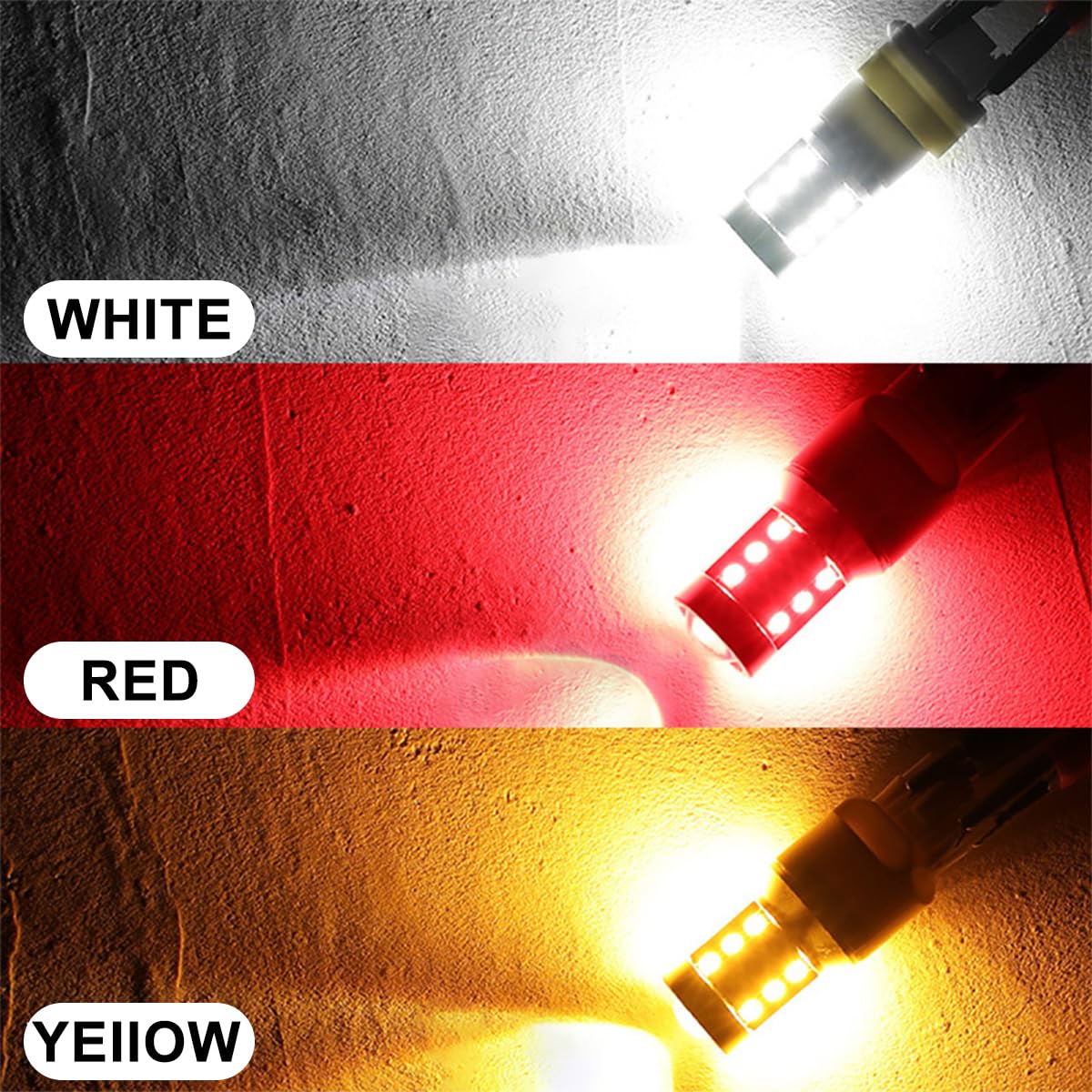 Mandark 3156 Led Car Turn Signal Bulbs  2Pcs Super Bright Automotive Front Rear Blinker Light  Brighter Vehicle Marker Parking Lighting Accessories  Universal For Suv Sedan Truck (Yellow)