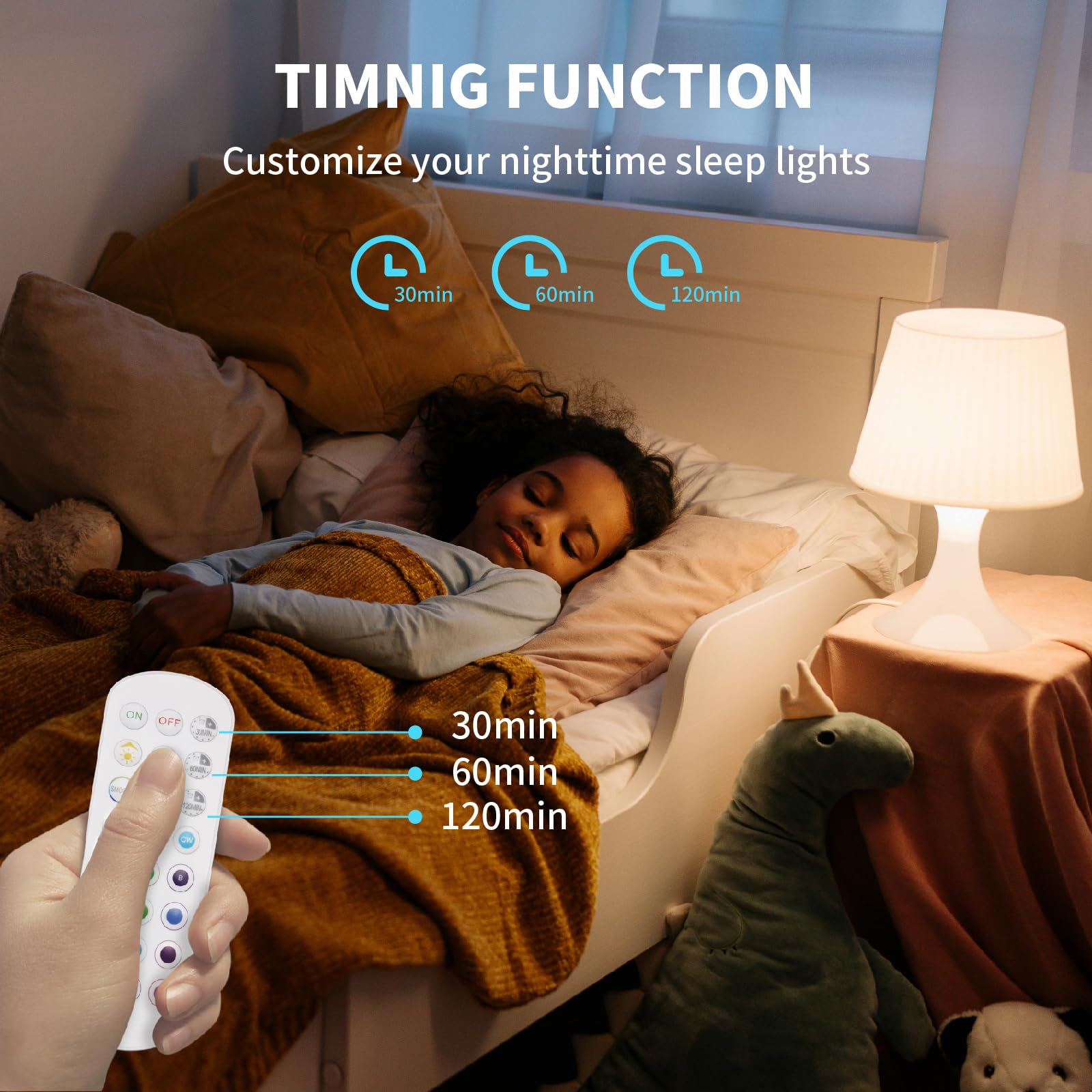 HISTAR Rechargeable Tent Lights with Remote, Dimmable E26 Light Bulbs, 2000mAh, 3 Color Temperatures, White, Model T069-2