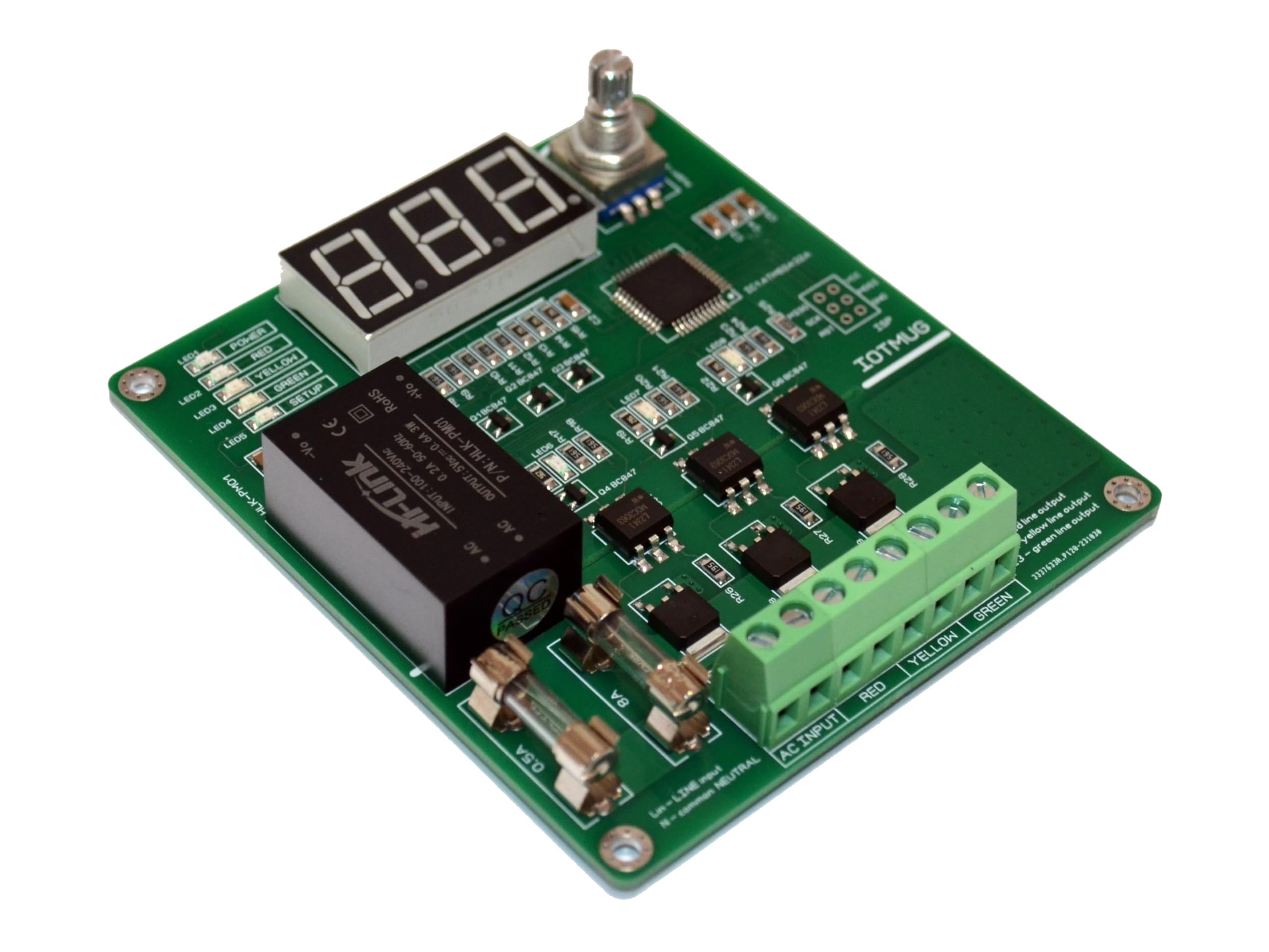 Traffic Light Controller Smd Quite 37+ Modes Sequencer Board 3 Channel Ac Voltage 100-240Vac 50Hz 60Hz Red Green Yellow Ryg Ac Light Control No Coding Required