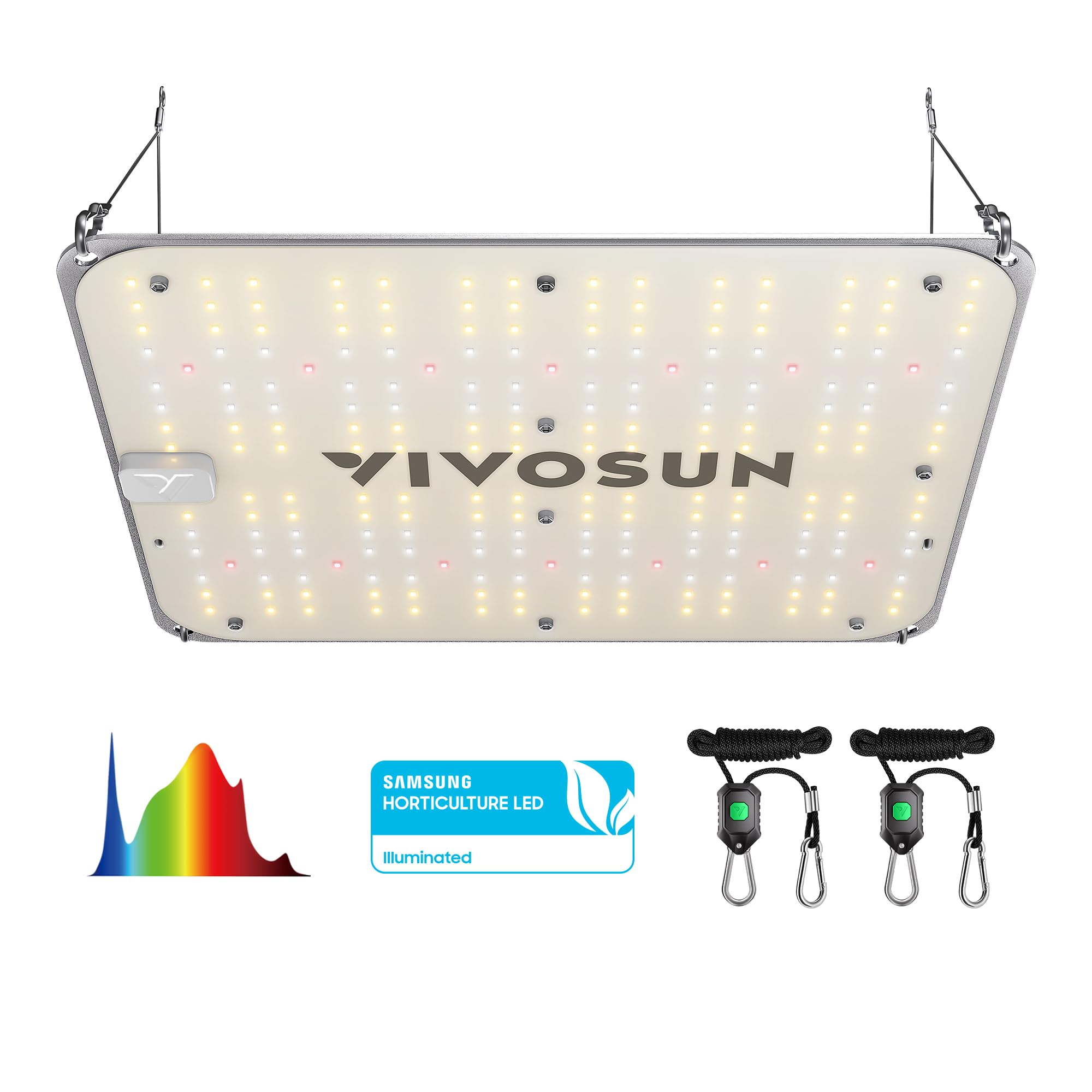 Vivosun Vs1000E Led Grow Light With Samsung Diodes, Sunlike Full Spectrum Plant Light For Indoor Plants Seedling Veg And Bloom In 2X2/3X3 Grow Tents Greenhouses