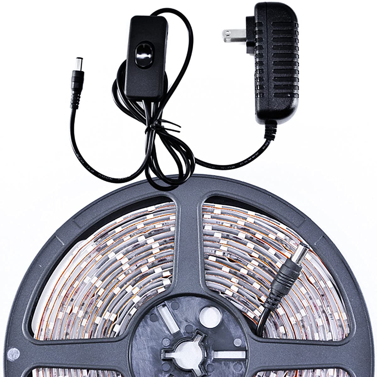 Biltek Lk-Sc-72 White On/Off Switch Control Kit (6' Feet Cool 114 Leds Light Smd3528 110V Plug)