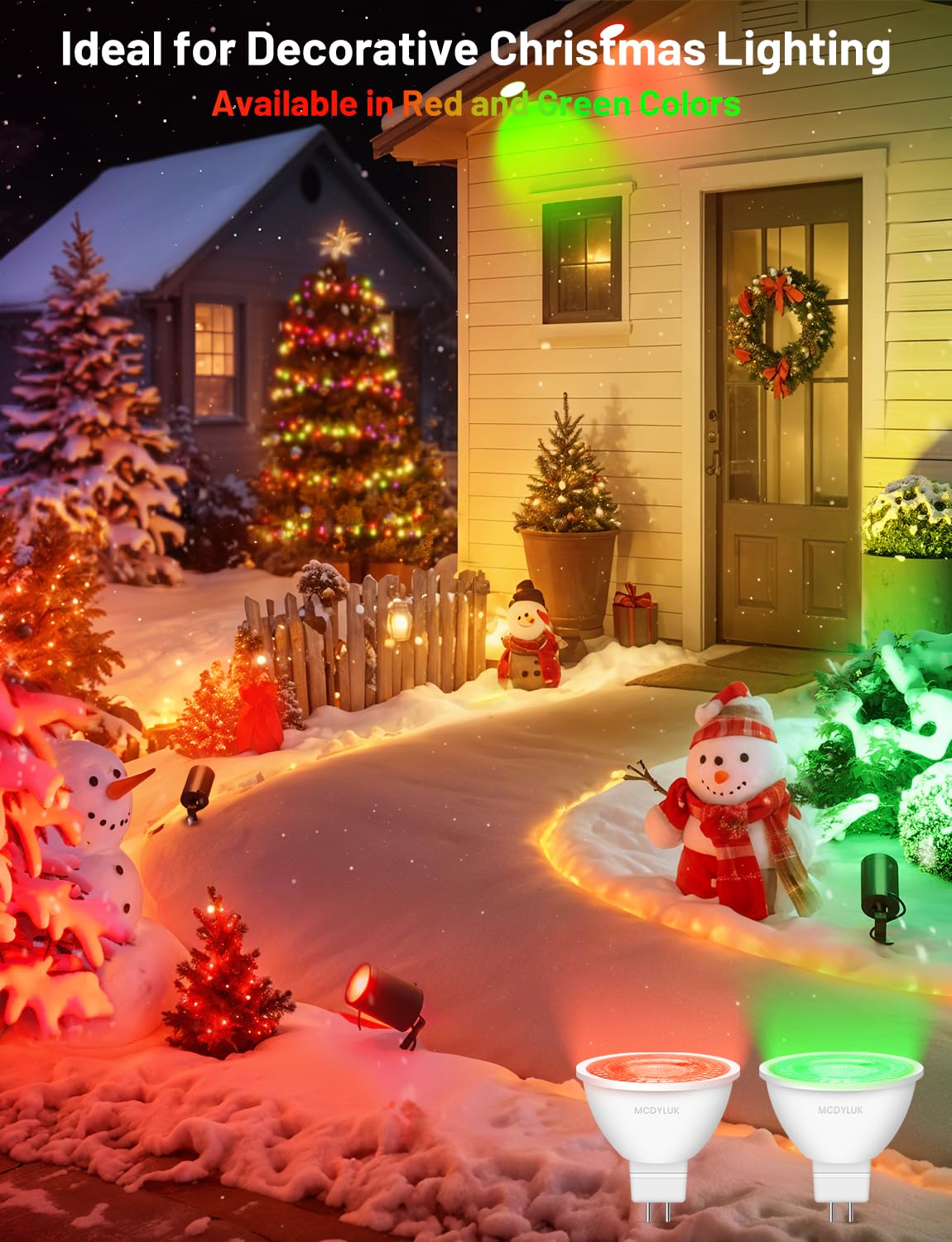 Led Mr16 Green Light Bulb 4W  20W 35W 50W Halogen Equivalent  12V Low Voltage Gu5.3 Bi-Pin Led Green Bulbs For Christmas Outdoor Landscape Yard Garden Tree Pool Holiday Lighting  38 Deg  6 Pack