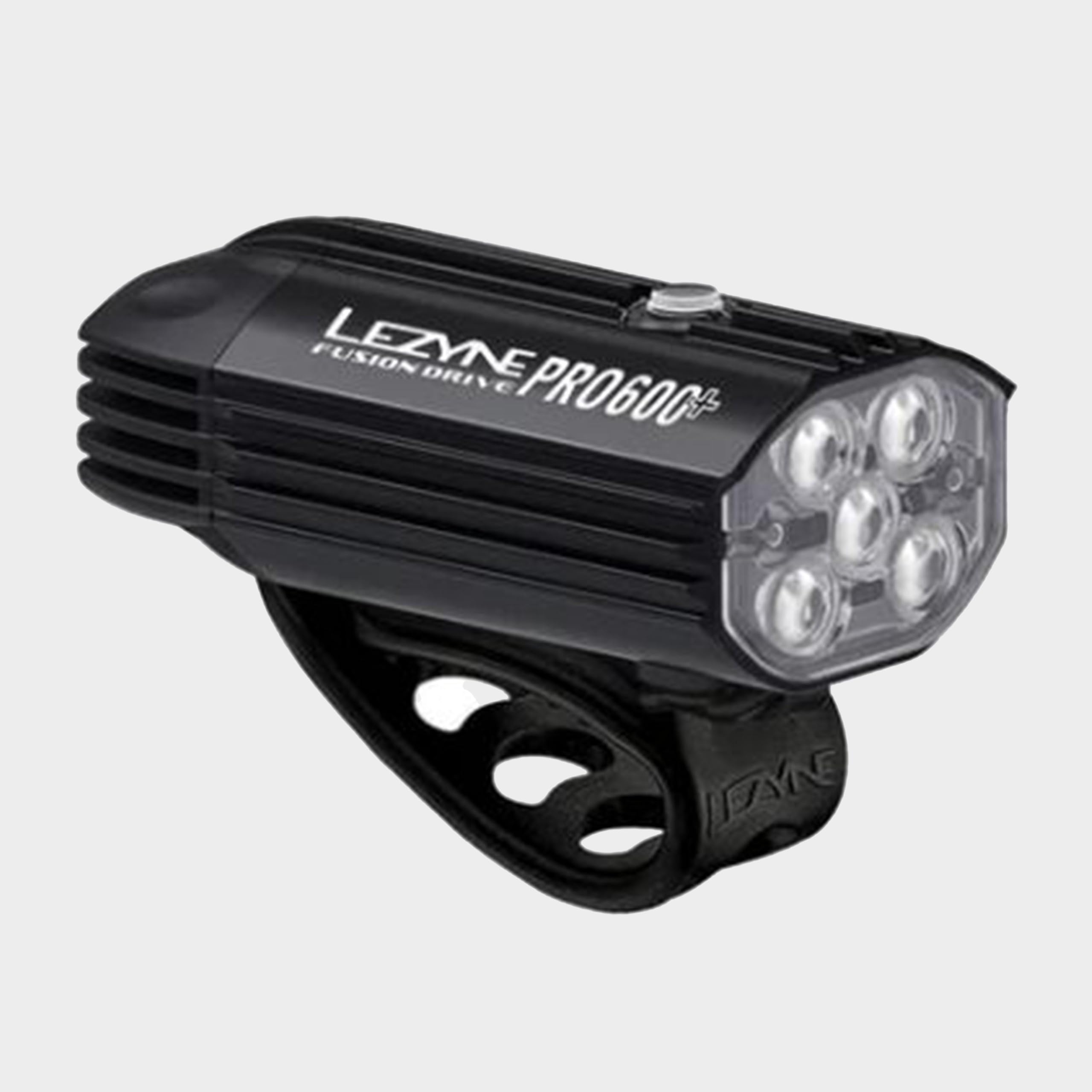 LEZYNE Fusion Drive Pro 600+ Front Bicycle Light - Durable Aluminum IPX7 Waterproof USB-C Rechargeable LED Bike Headlight with 3