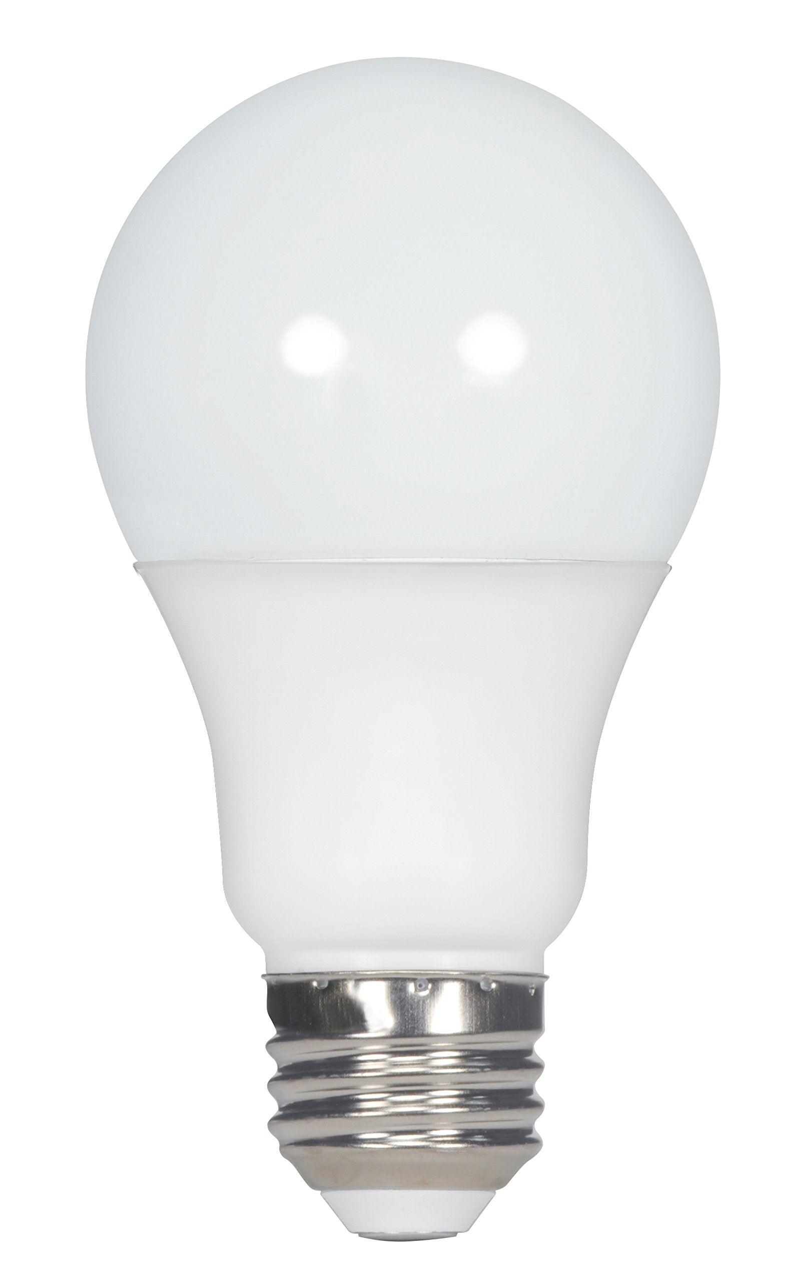 Satco S9837 A19 LED Bulb 9.5W 3500K Medium Base 220° Beam Spread Multi Color