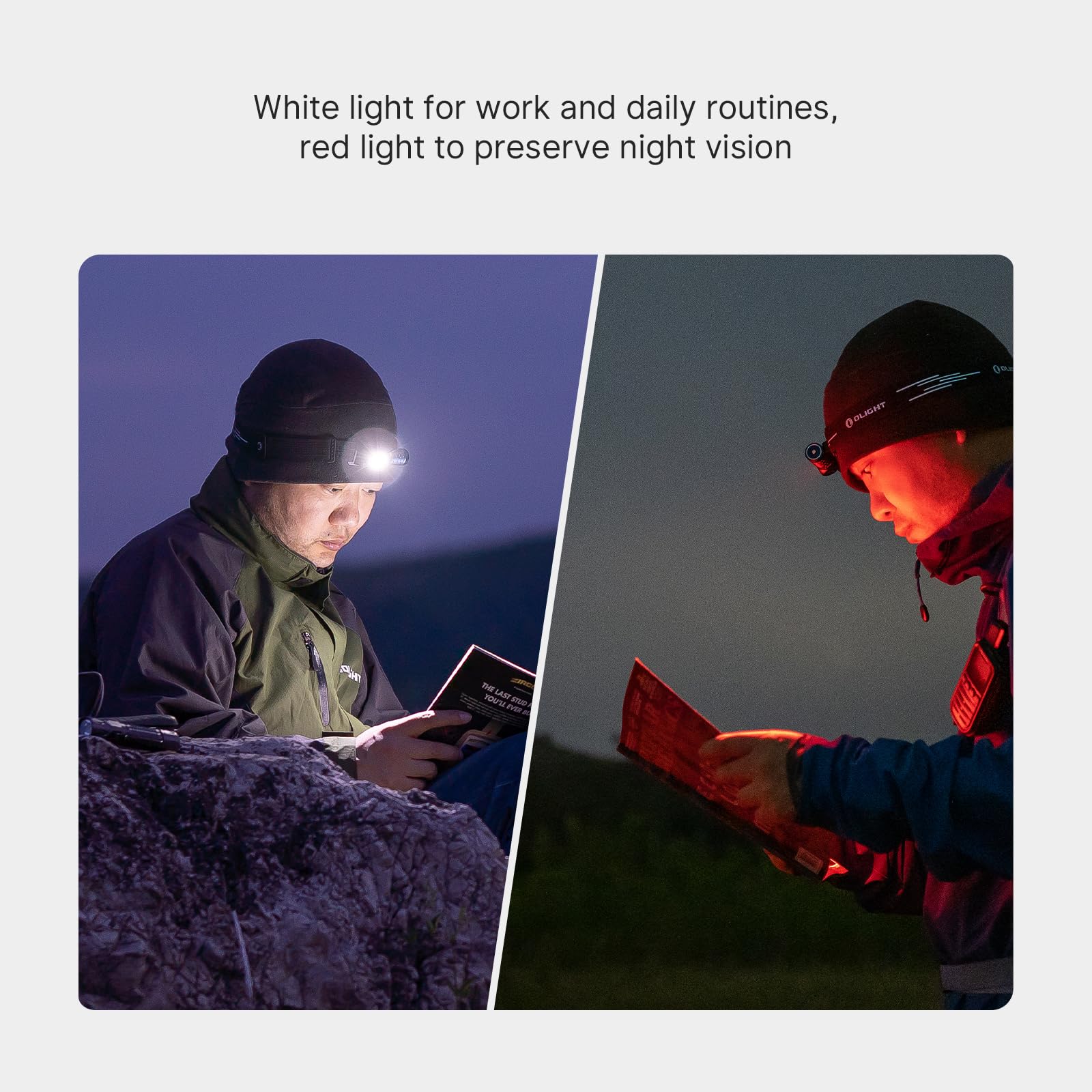 OLIGHT Perun 3 Mini Headlamp 1250 Lumens, Rechargeable, Type-C, Midnight Blue, Aluminum Alloy, Model O-PERUN3MINIKIT-BK-300000