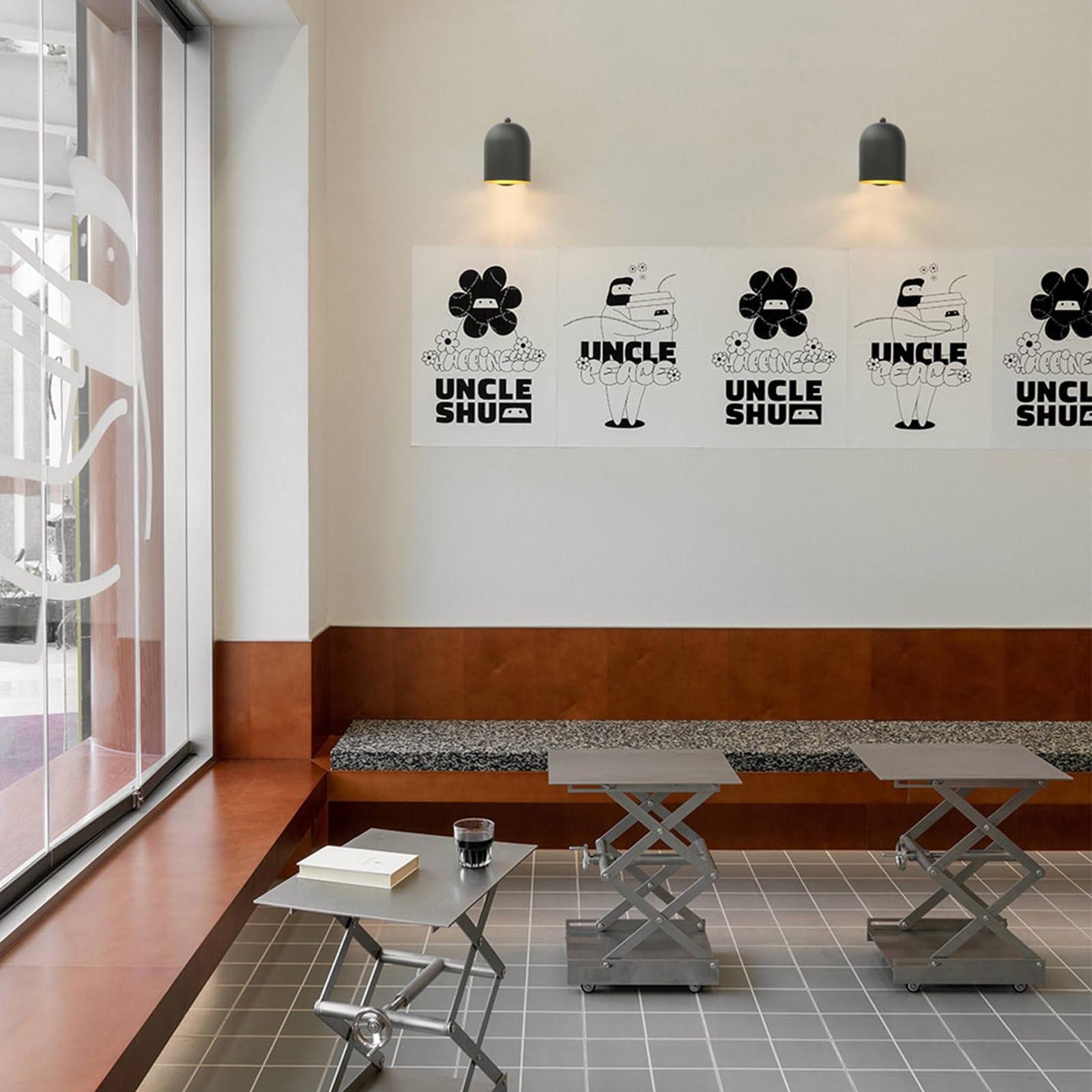 Pathson Set Of 2 Modern Wall Sconce Dimmer Switch, Matte Black Wall Light Lamp Adjustable Light Angle Wall Vanity Lighting, E26