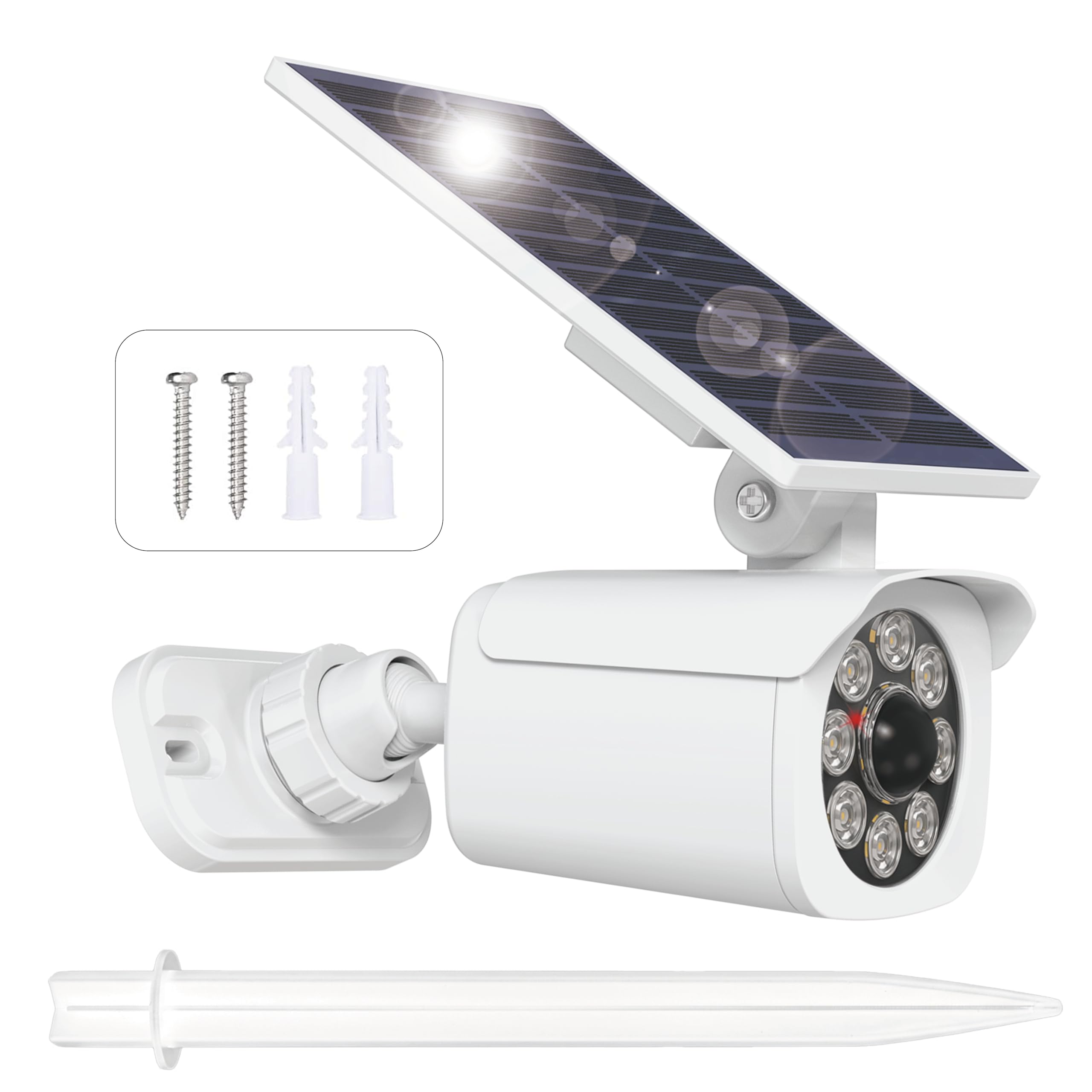 Chasikeo Solar Motion Light Outdoor, Solar Spotlight with Motion Sensor, IP67 Waterproof Solar Power Security Light, 360 Rotatab