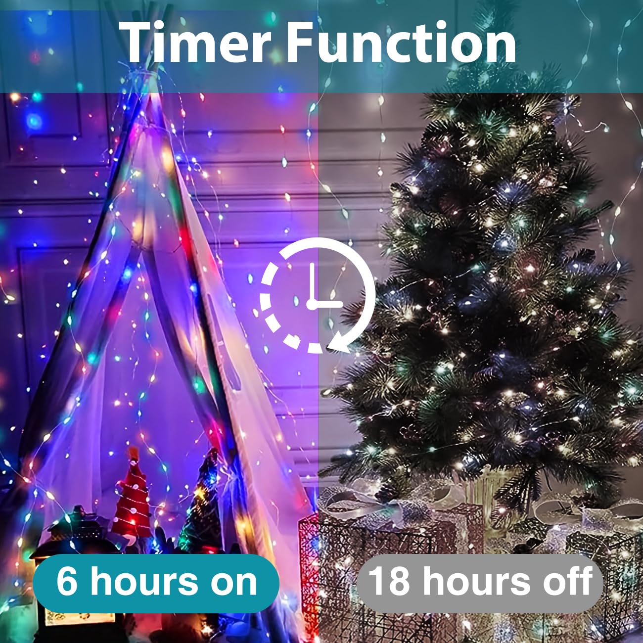 4 Pack Fairy Lights Battery Operated With Remote, Each 39Ft 120Led Battery Powered String Lights With Timer, 8 Modes Waterproof Twinkle Christmas Lights For Bedroom Party Indoor Mason, Multicolor