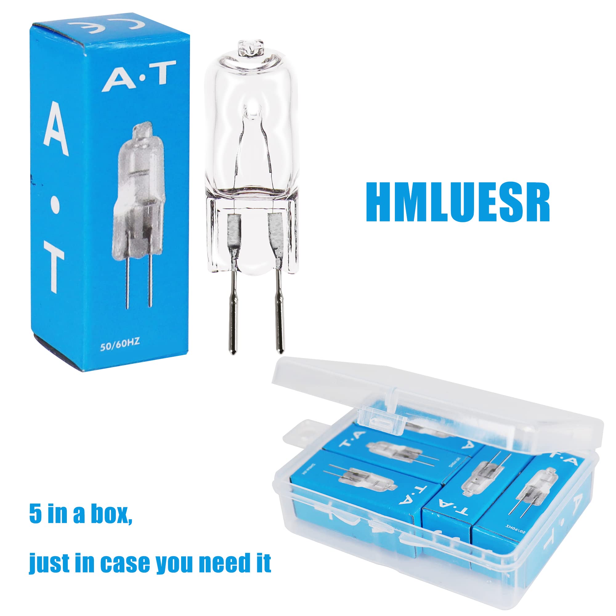 Hmluesr 5Pcs Wax Warmer Bulbs 35 Watt Halogen Light Bulbs 2 Prong Light Bulbs Scentsy Light Bulbs For Warmer Wax Warmer Light Bu