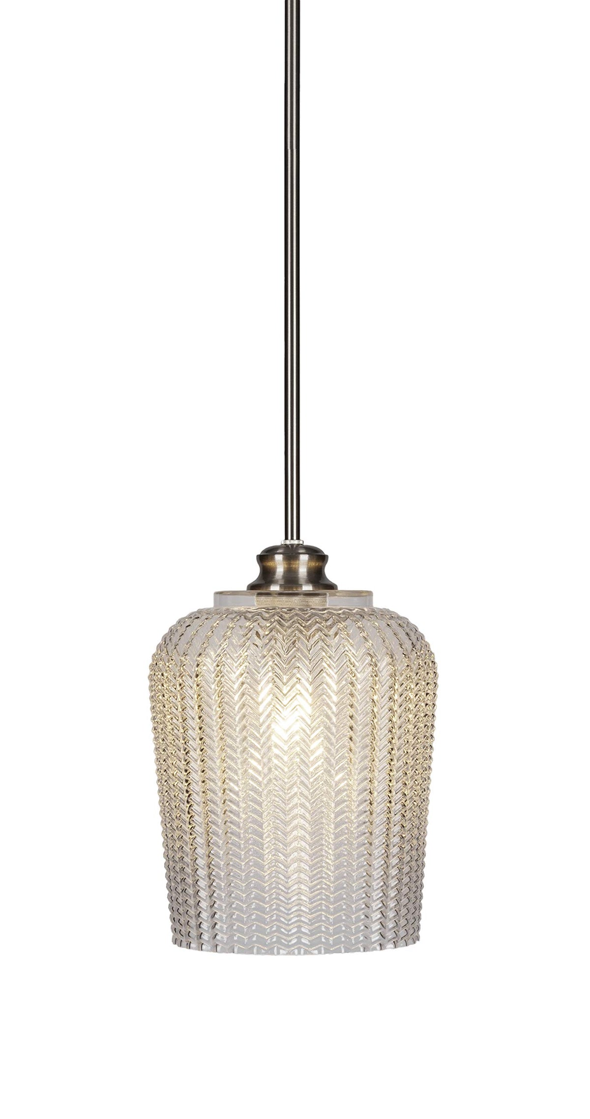 Cordova 1 Light Pendant in Brushed Nickel (71-BN-4280)
