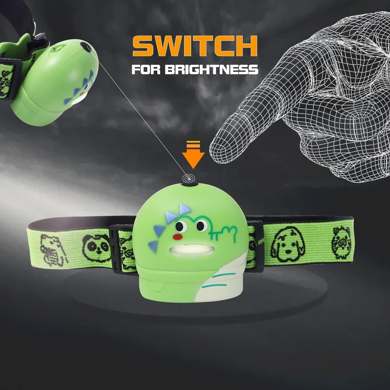 Kunhe Kids Headlamp 4 Pack - Colorful Camping Essentials For Boys & Girls, Perfect Christmas Gift