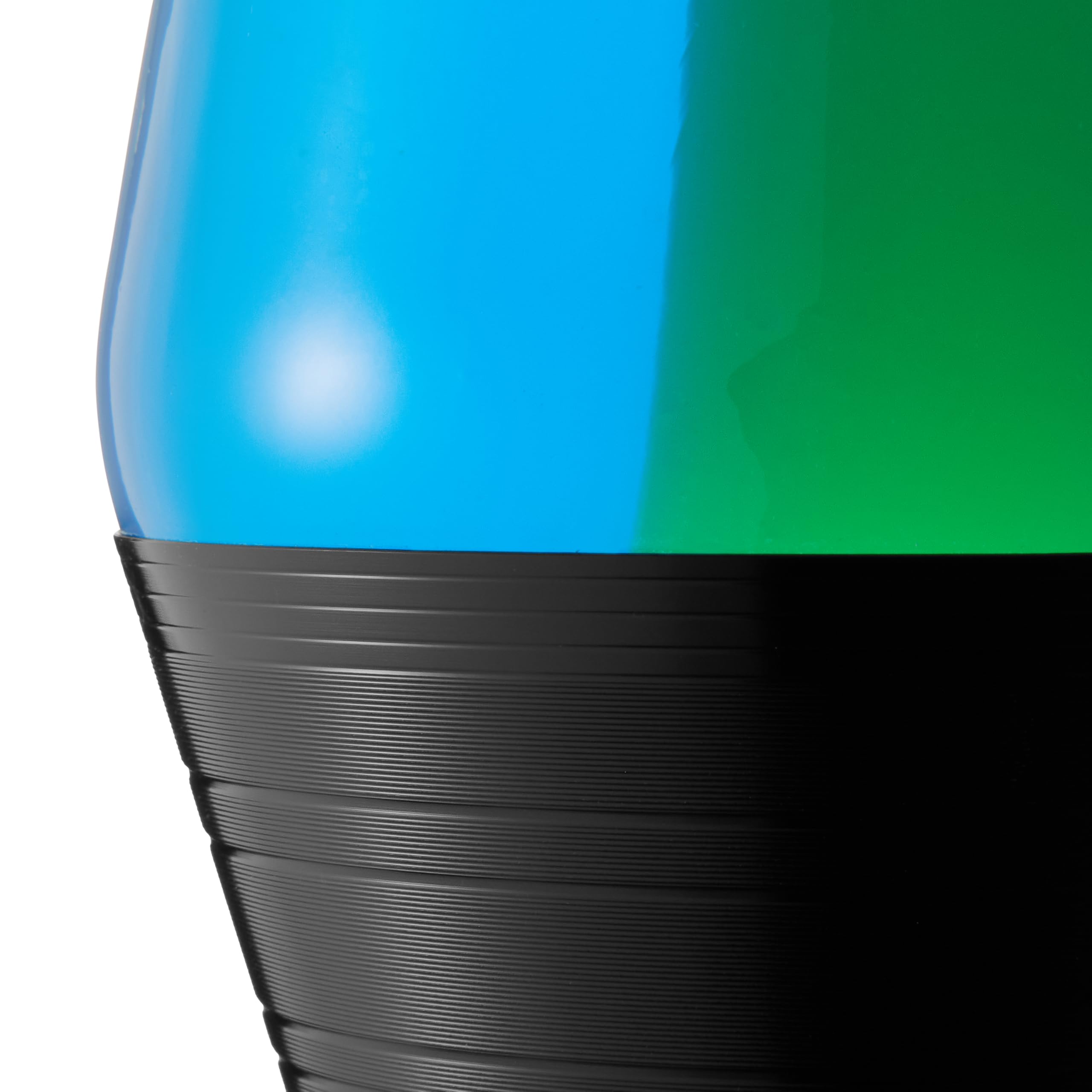 Lava Original Liquid Motion Lamp - 14.5" Vinyl Record Base - Yellow & Blue - Model #2020 - Amazon Exclusive