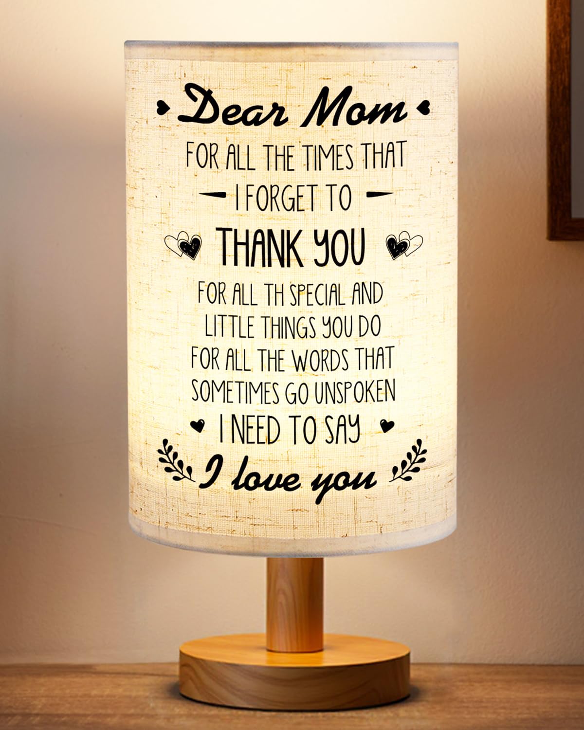 Souhoney Mom Birthday Gifts From Daughter Son  Sentimental Gifts For Mom Birthday Gifts From Daughter Son  Unique Christmas Mothers Day Gifts For Mother Lamp Gifts For Home Decor