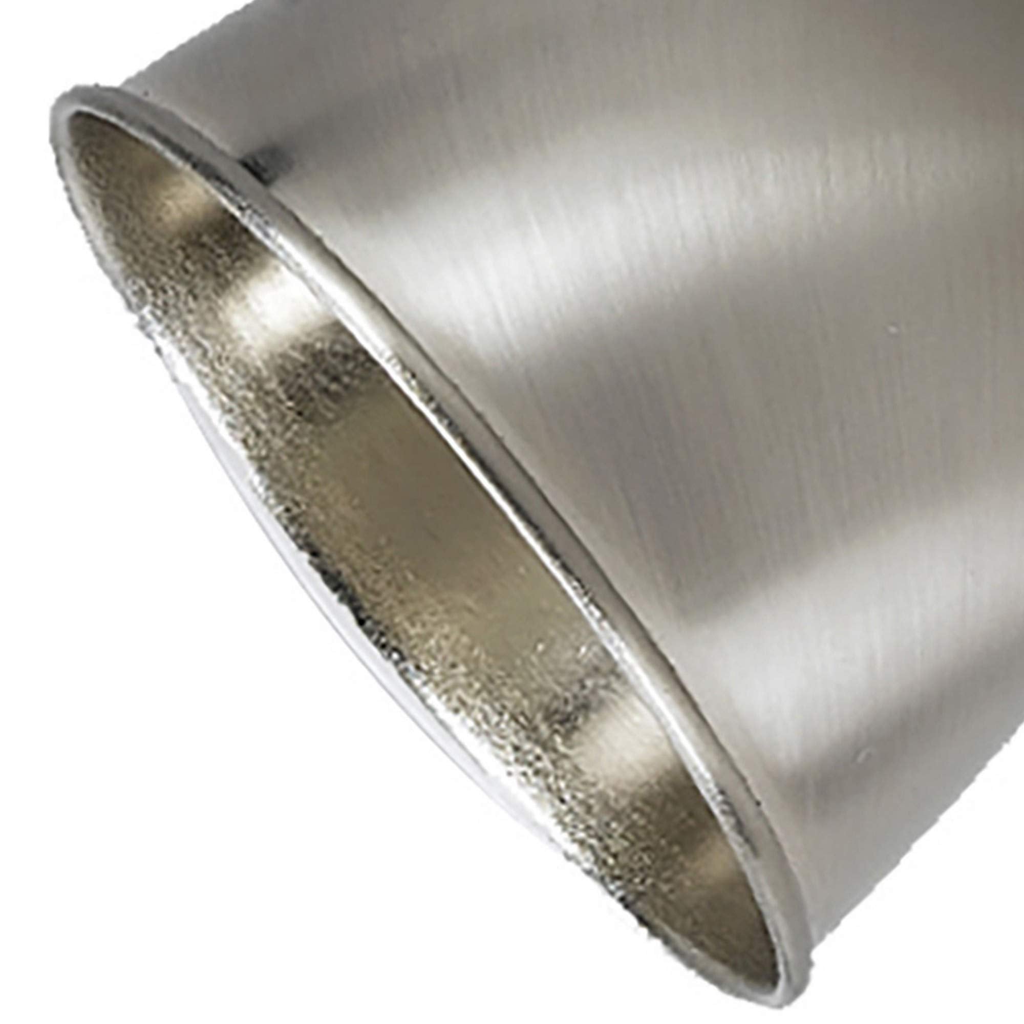 Benzara Round Metal Shade Track Light Head, Silver - Model BM220749, Metal Construction