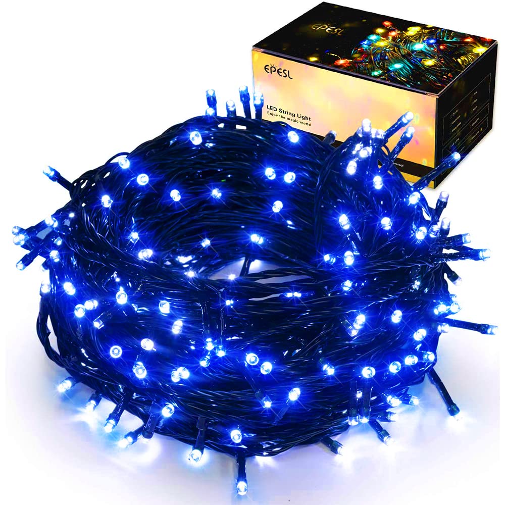 Chritsmas Decoration Outdoor String Lights - 25m/82ft 220 LEDs 8 Modes Memory Function End-to-End Extendable Plug in Waterproof 