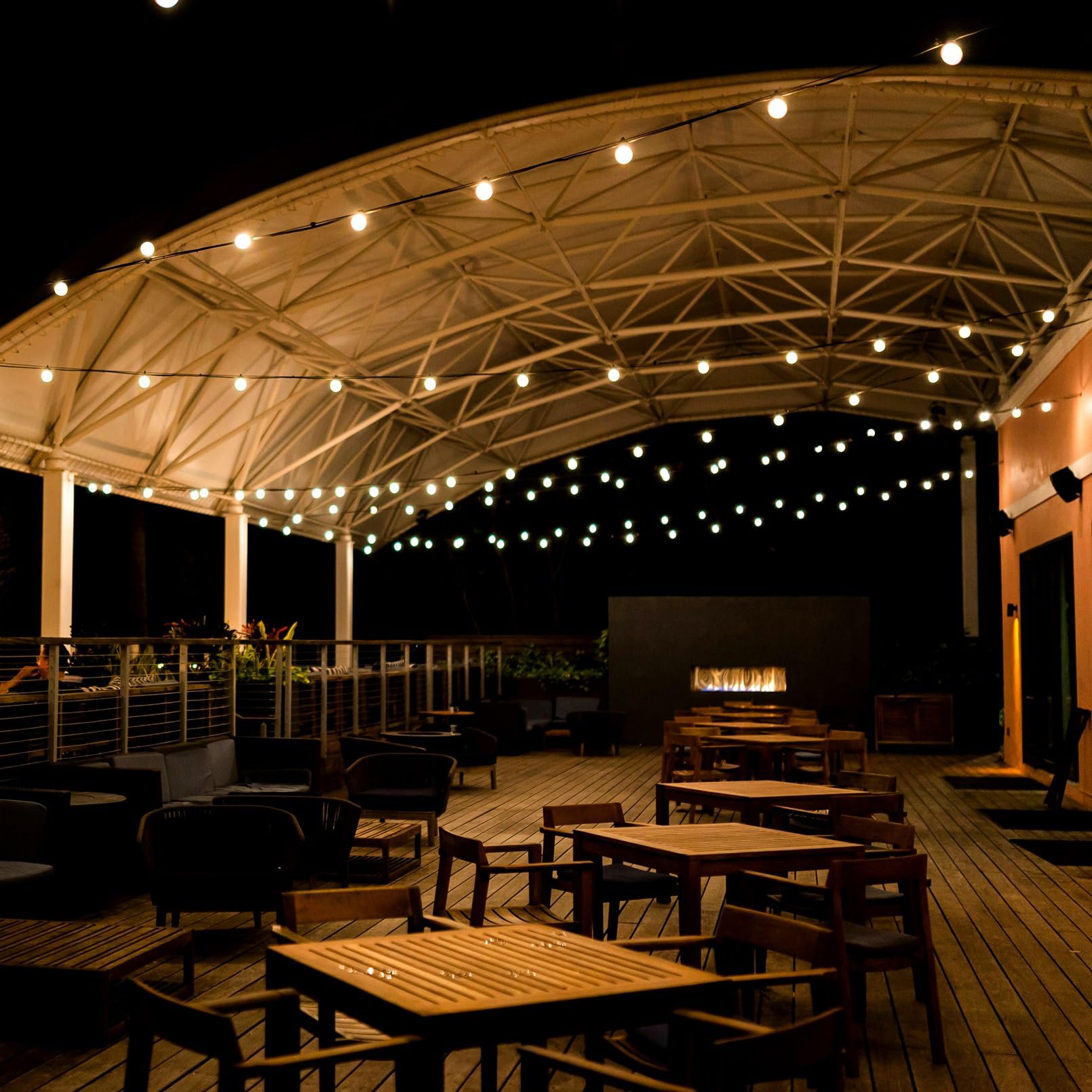 Amars 33Ft Warm White Globe Led Fairy Lights With Remote Timer - Battery Operated Indoor/Outdoor Decor