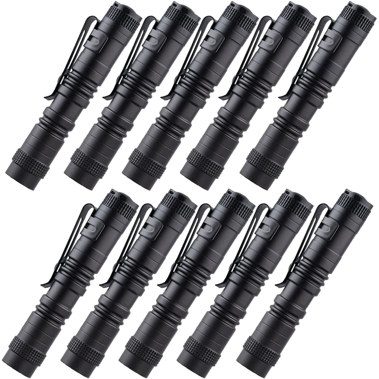Beieverluck 10 Pack Mini Led Flashlights, Small Tactical Pocket Lights For Camping & Emergencies
