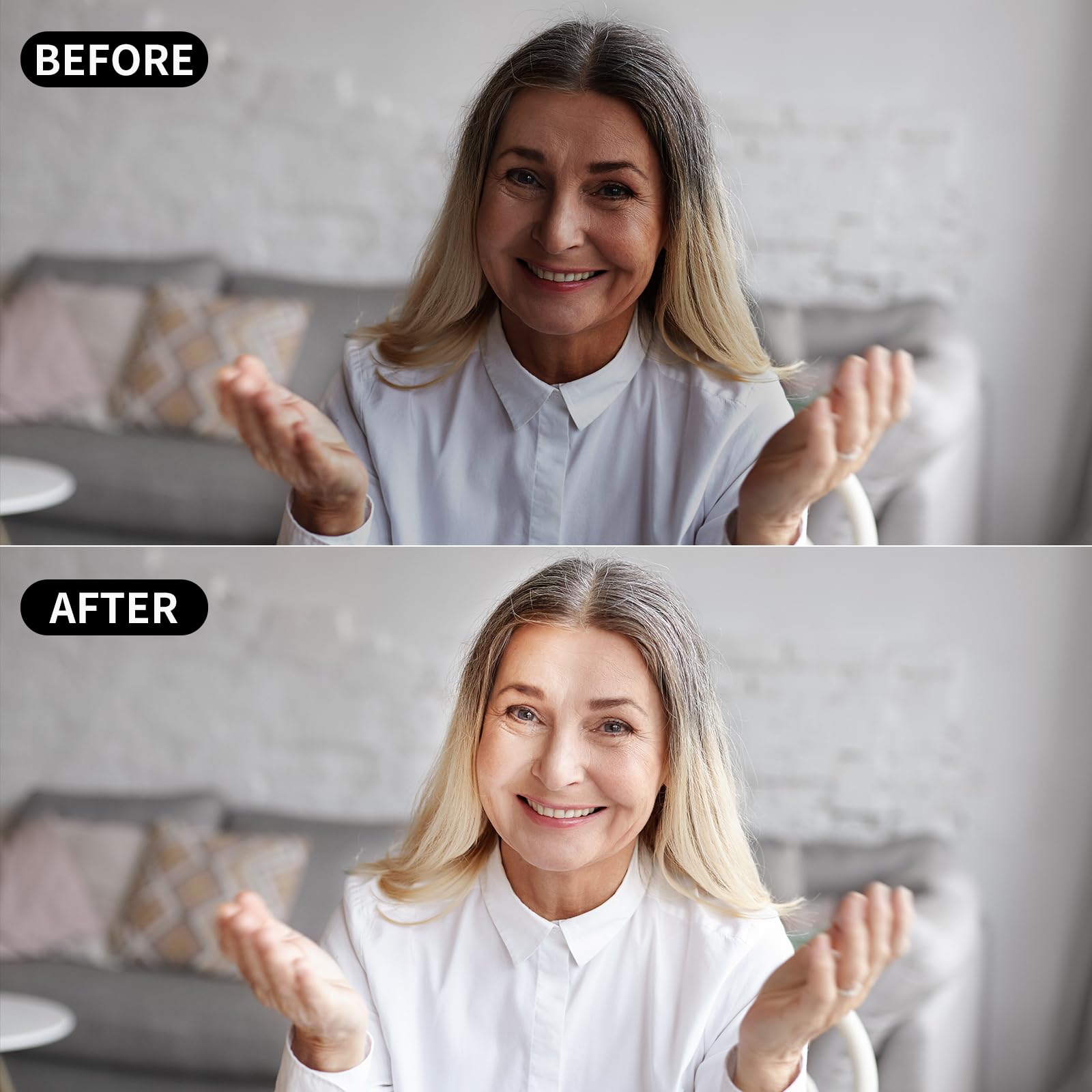 2Pack Video Conference Lighting, Zoom Lighting For Computer With Clamp, 30 Light Modes, Eye Caring Swing Arm Desk Light With Mem