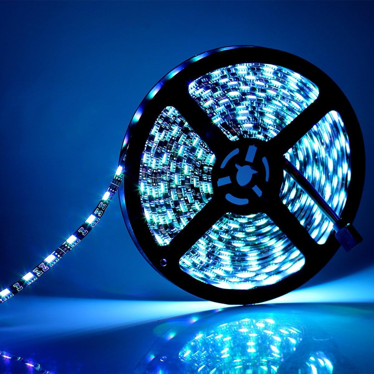 Supernight Led Strip Lights 16.4Ft 5M Smd 5050 Waterproof 300Leds Rgb ...