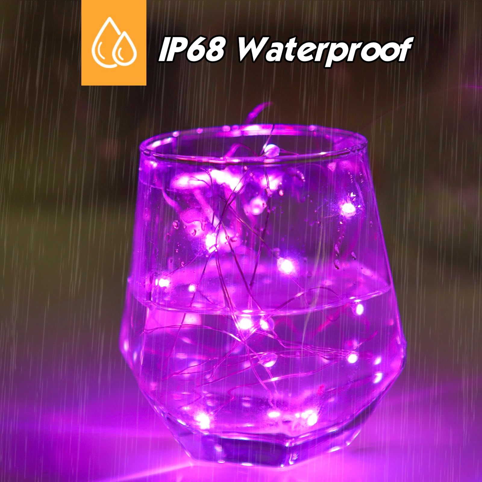 Mandiq 4 Pack Fairy Lights Battery Operated, String Lights 10Ft 30 Leds, Flashing And Constant Light Mode, Silver Wire Mini Lights For Festival, Christmas Decoration, Pink