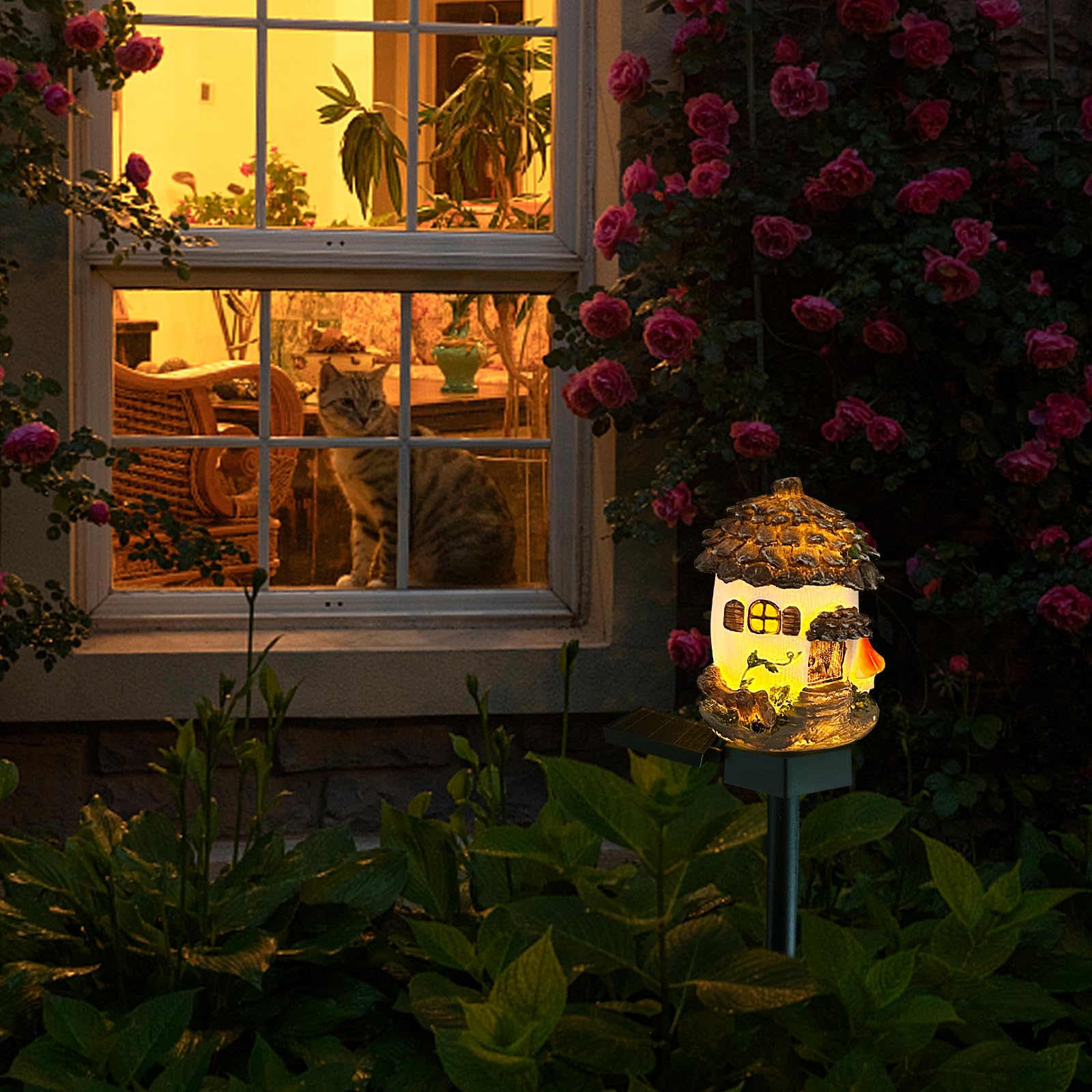 Laiamer Solar Pinecone Lights For Outside  Waterproof Fairy Garden Lights Solar Christmas Lights  Decorative Fall Acorn Lights Thanksgiving Decoration Solar Garden Decor For Outdoor Lawn Yard Patio