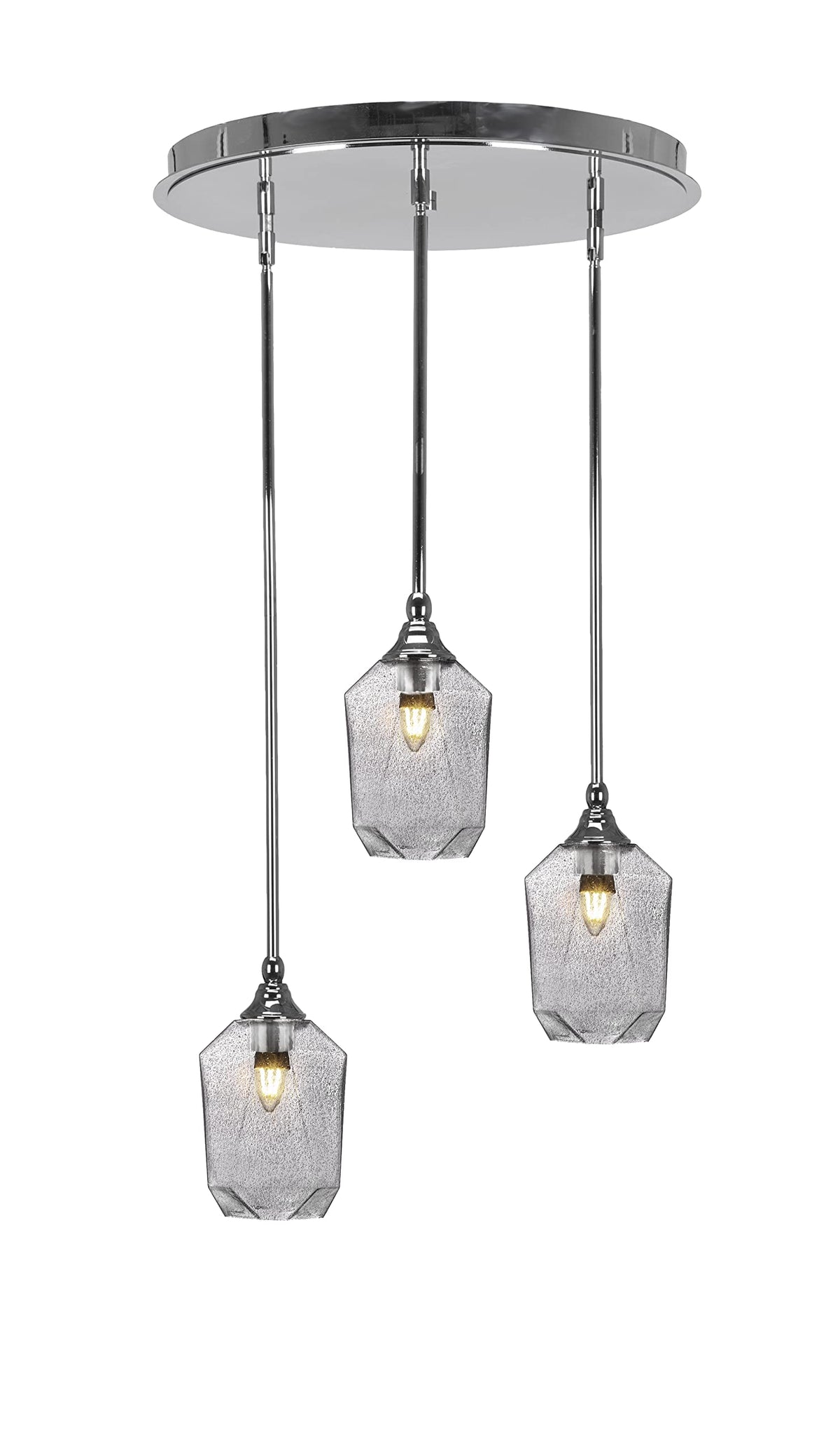 Empire 3 Light Cluster Pendalier in Chrome Finish (2183-CH-4462)