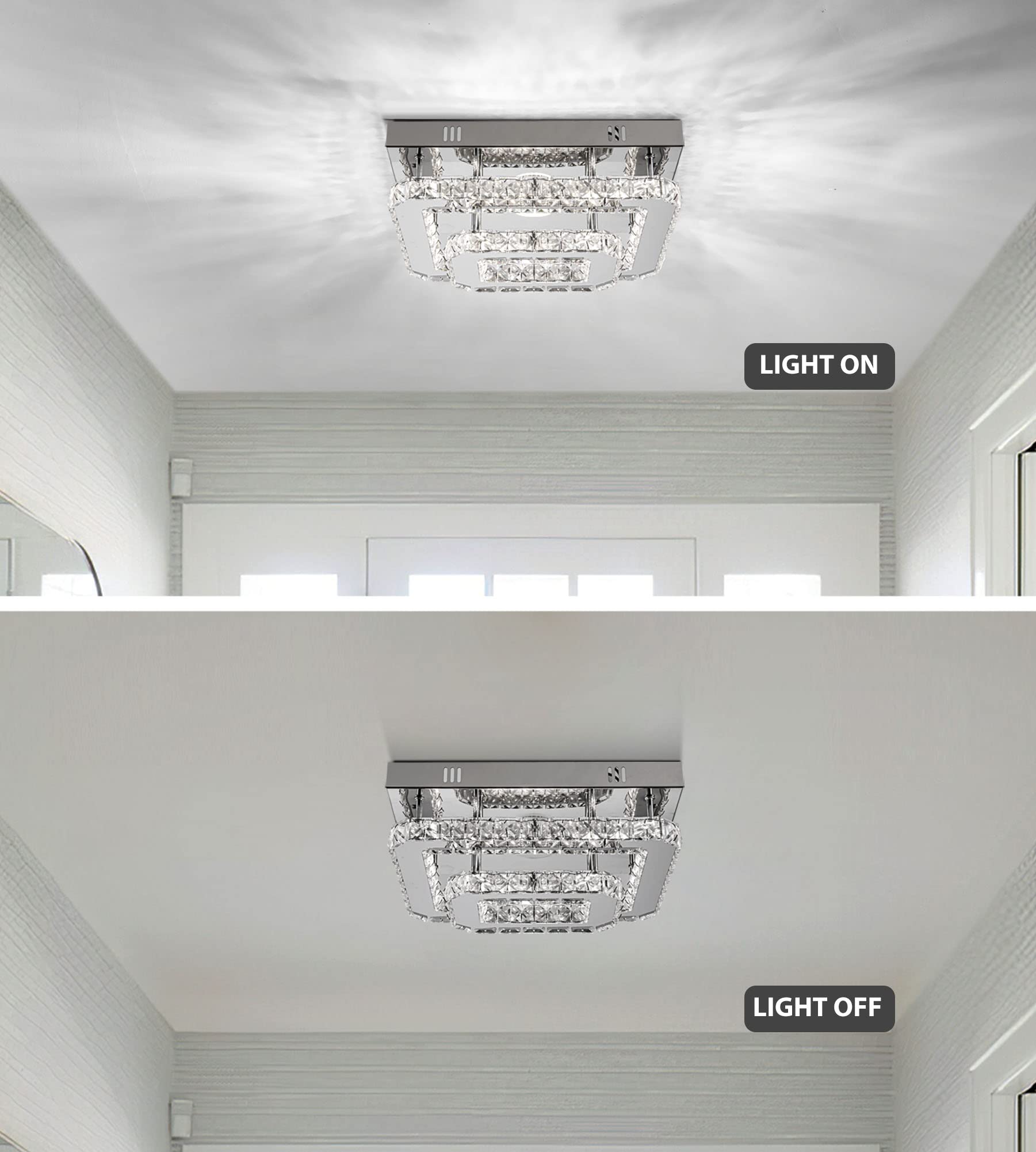 Led Crystal Chandelier Kitchen Ceiling Lights Crystal Flush Mount Ceiling Light Bedroom Chandelier Small Crystal Ceiling Light F