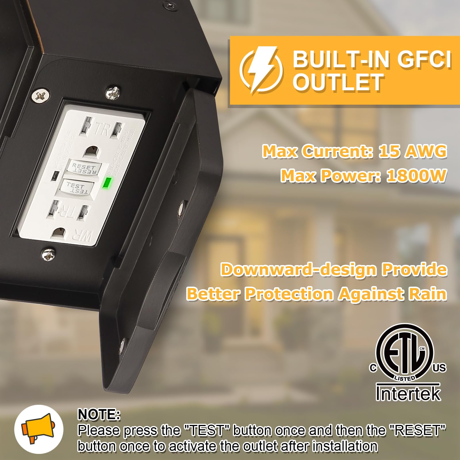 FANDBO 2 Pack Porch Lights, Dusk to Dawn, Waterproof Aluminum Sconces, 9W LED Bulbs Included, Oil-Rubbed Bronze, Model HS405