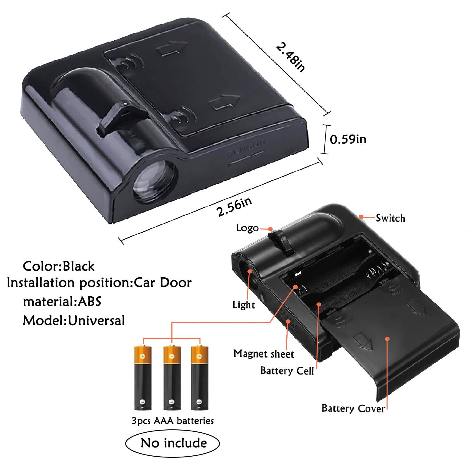 Lmzljz 4Pcs Car Door Lights Bigfoot Door Lights Logo Projector Led Shadow Welcome Lamp Big Foot Sasquatch Car Accessories Bigfoot Gifts For Men Women Suitable For All Vehicles Motorcycle Bike